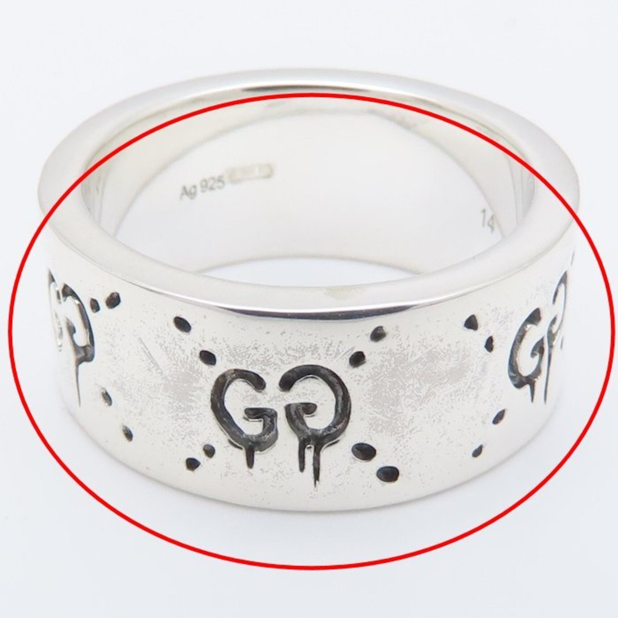 Gucci Silver 925 Band Ring (Pre-Owned)