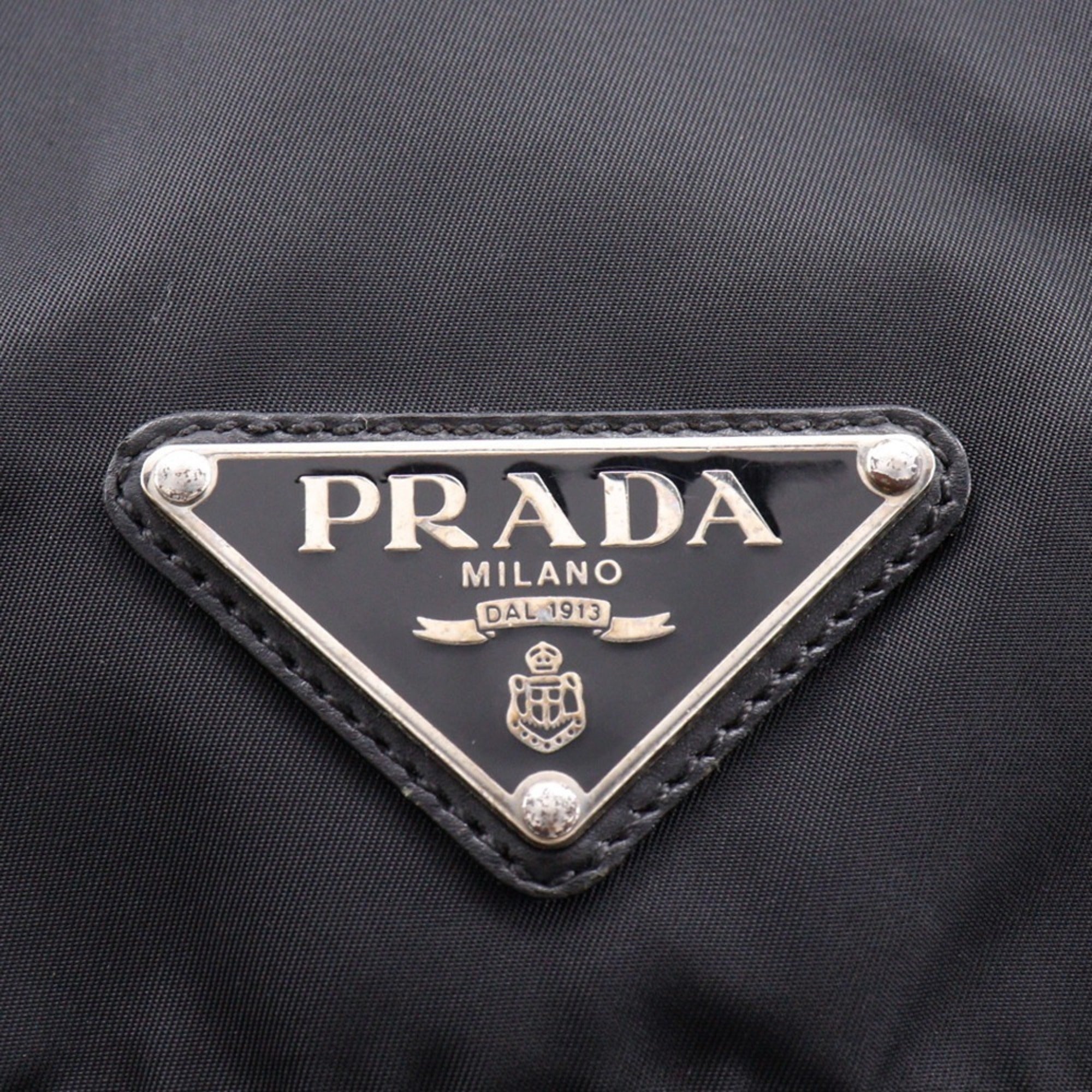 Prada Black Nero Nylon Shoulder Bag (Pre-Owned)