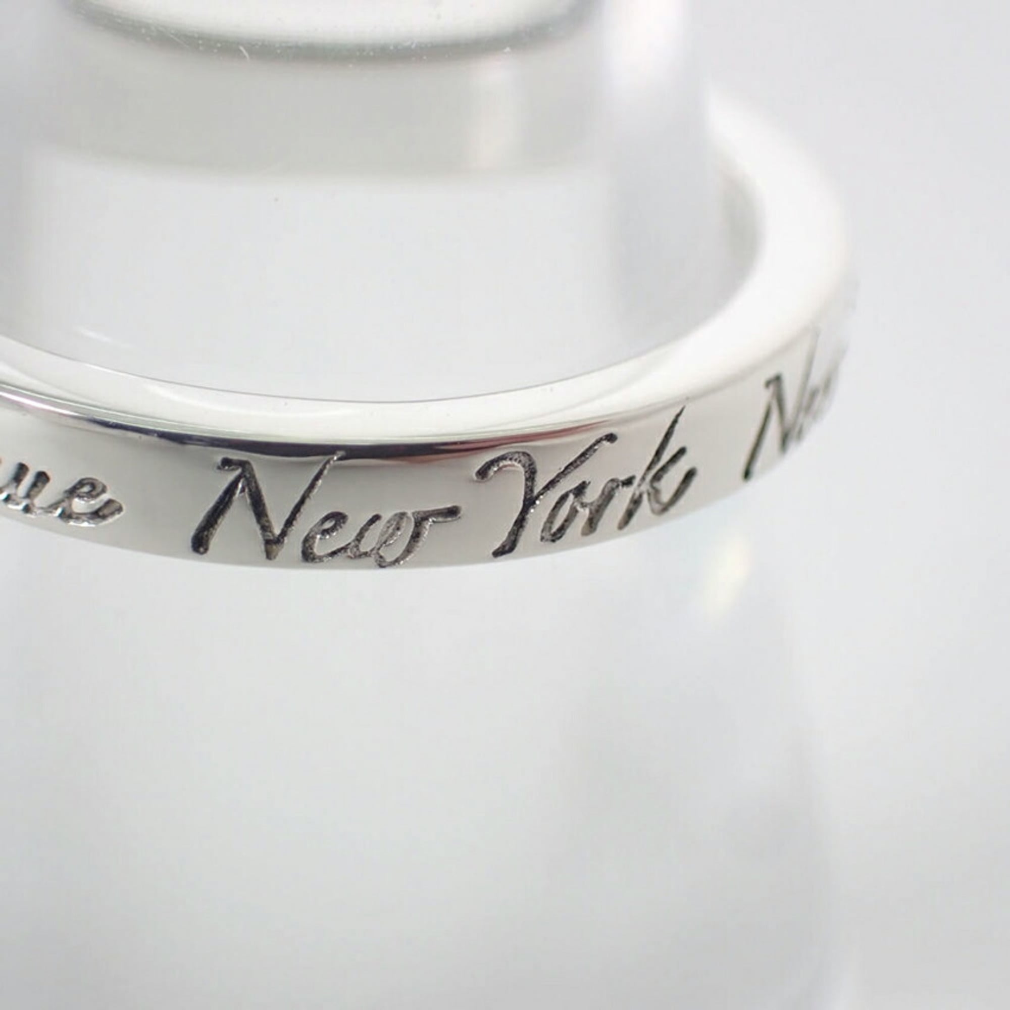 Tiffany Sterling Silver 925 Band Ring (Pre-Owned)
