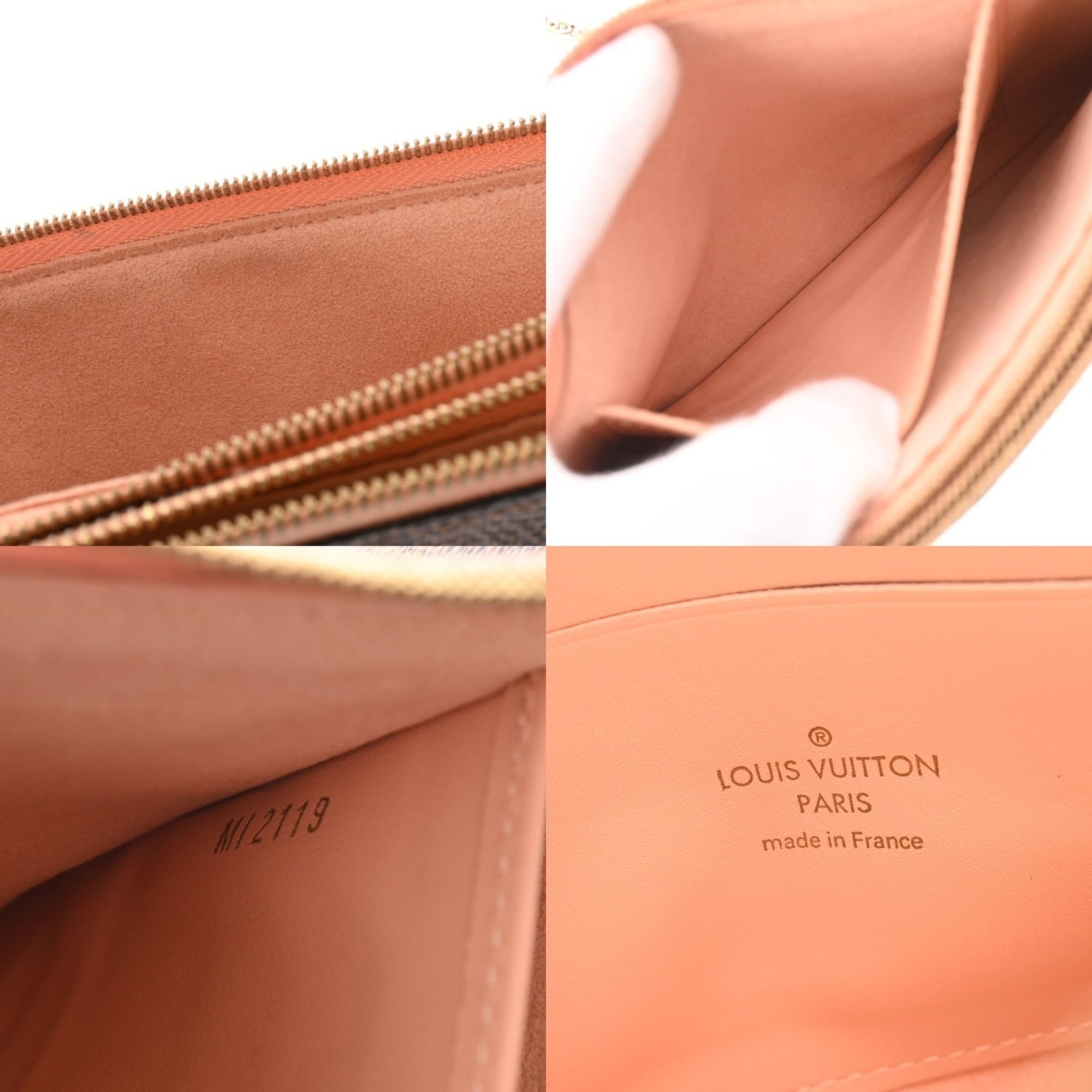 Louis Vuitton Brown Pink Damier Canvas Pochette Shoulder Bag (Pre-Owned)