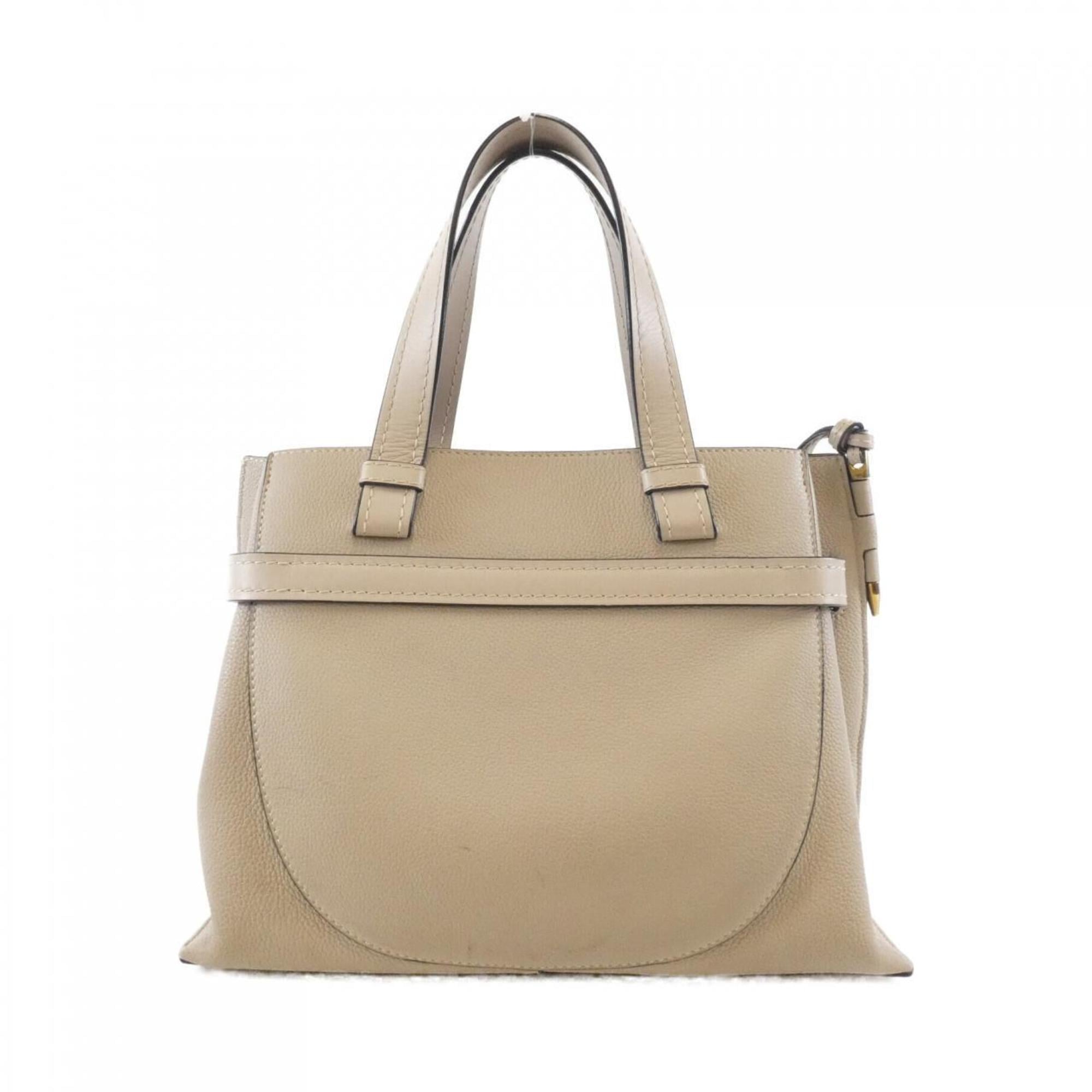 Loewe Light Beige Leather Handbag (Pre-Owned)