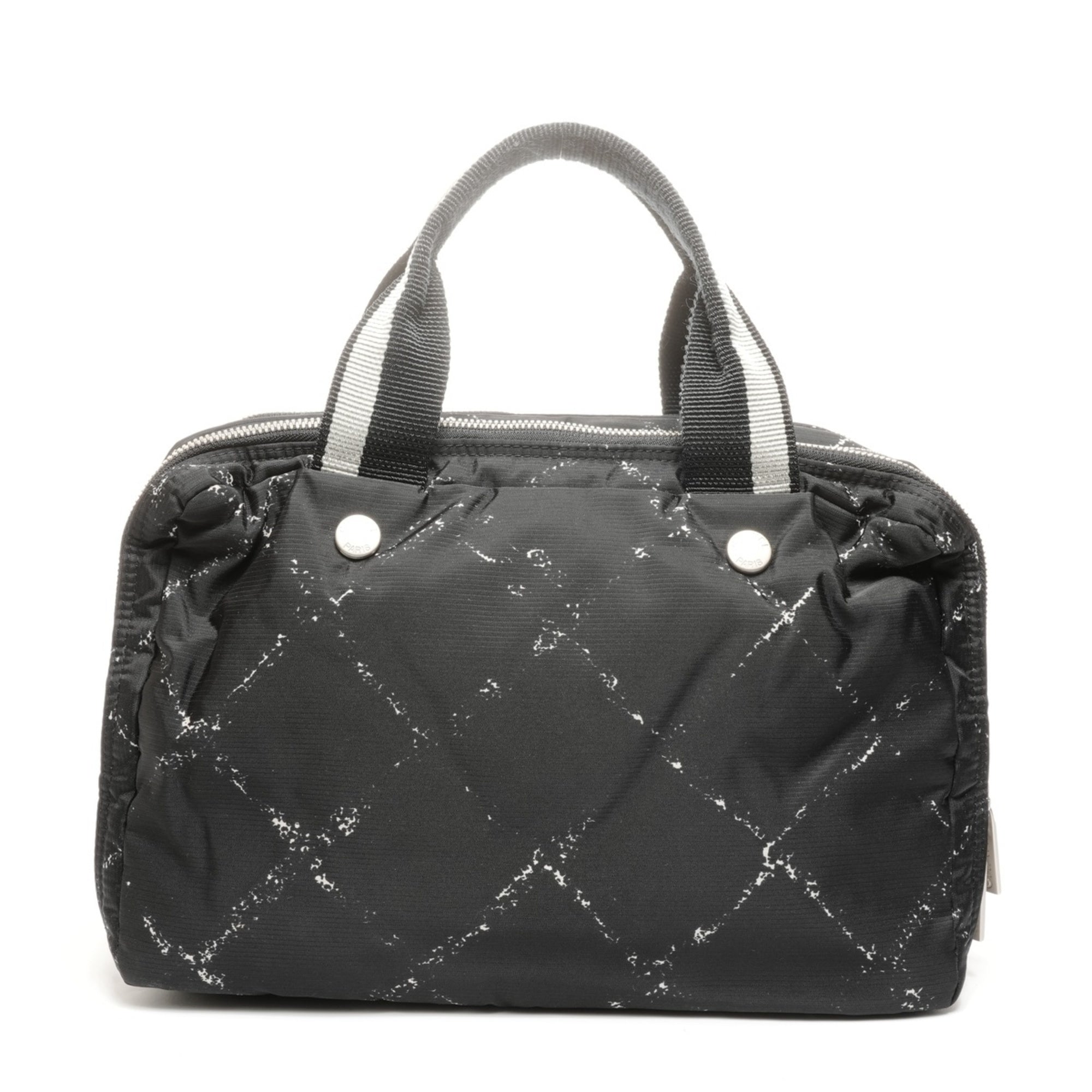 Chanel Travel Line Black Travel Line Handbag (Pre-Owned)