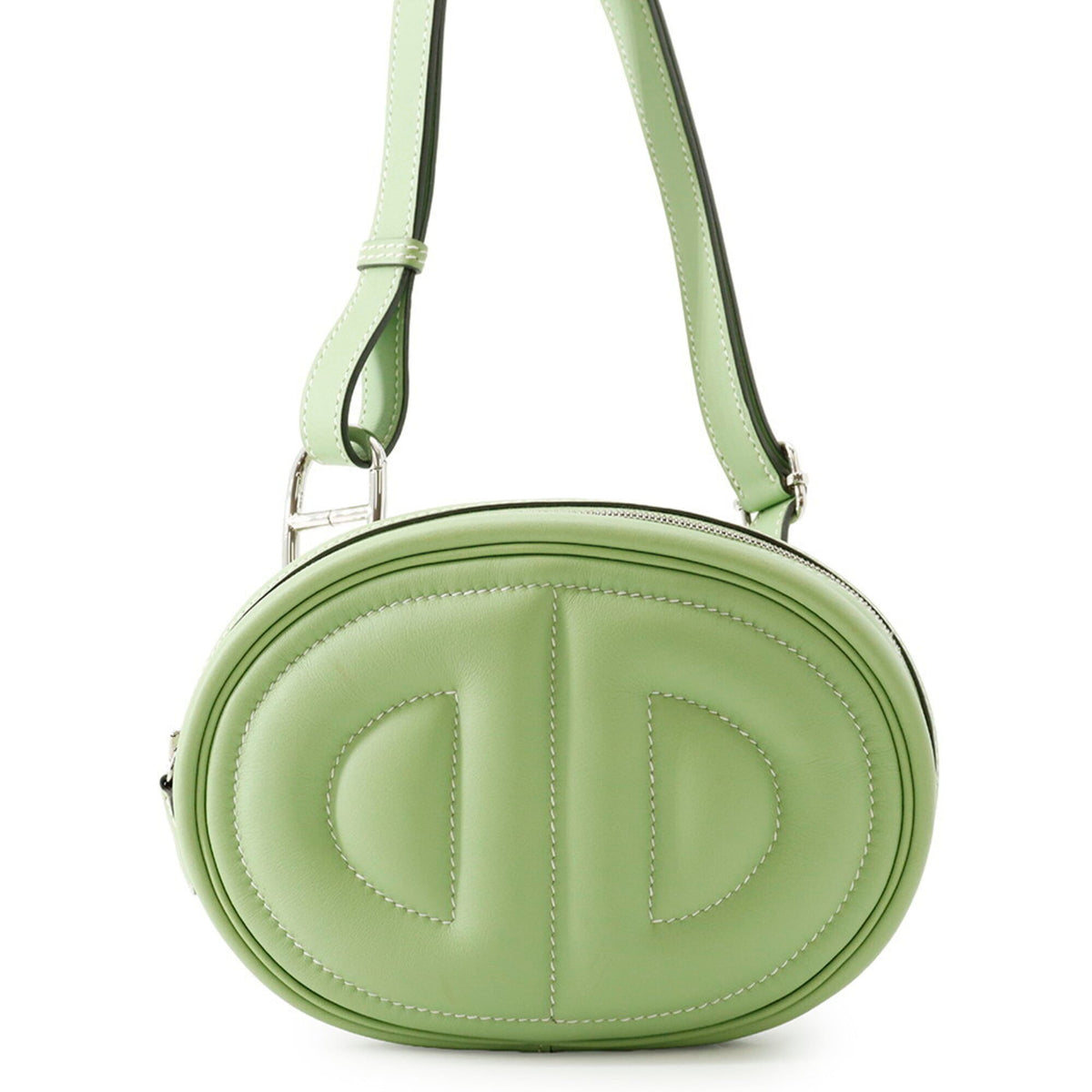 Hermes Bambou Vert Swift Leather Fanny Pack Handbag (Pre-Owned)