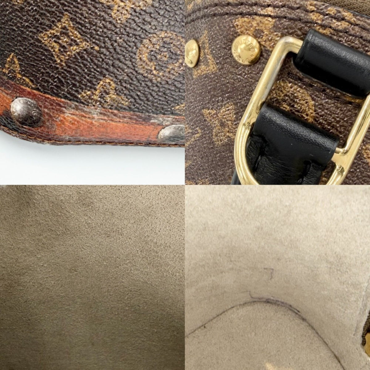 Louis Vuitton Brown Monogram Handbag Shoulder Bag (Pre-Owned)