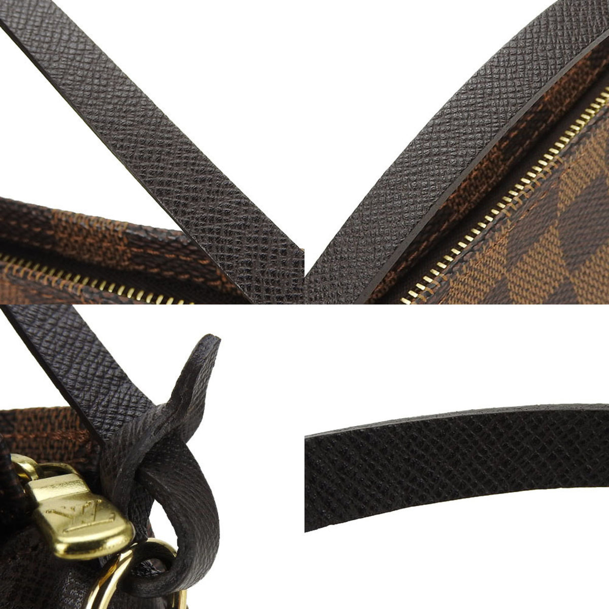 Louis Vuitton Damier Damier Canvas Ebene Damier Canvas Pouch (Pre-Owned)