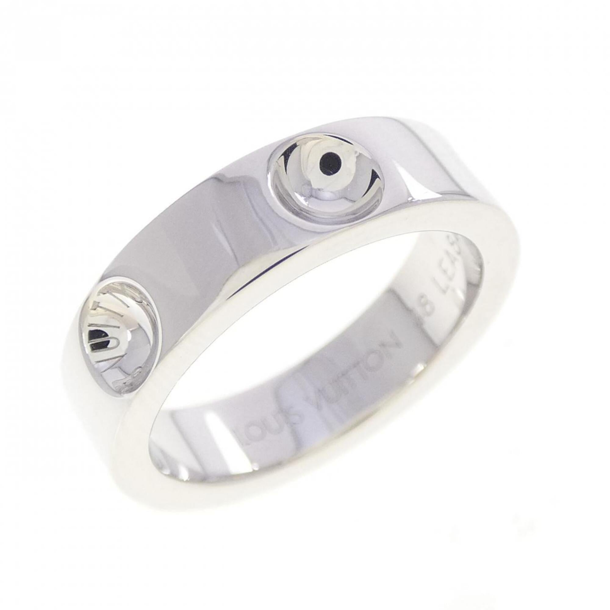 Louis Vuitton White Gold (18K) Band Ring (Pre-Owned)