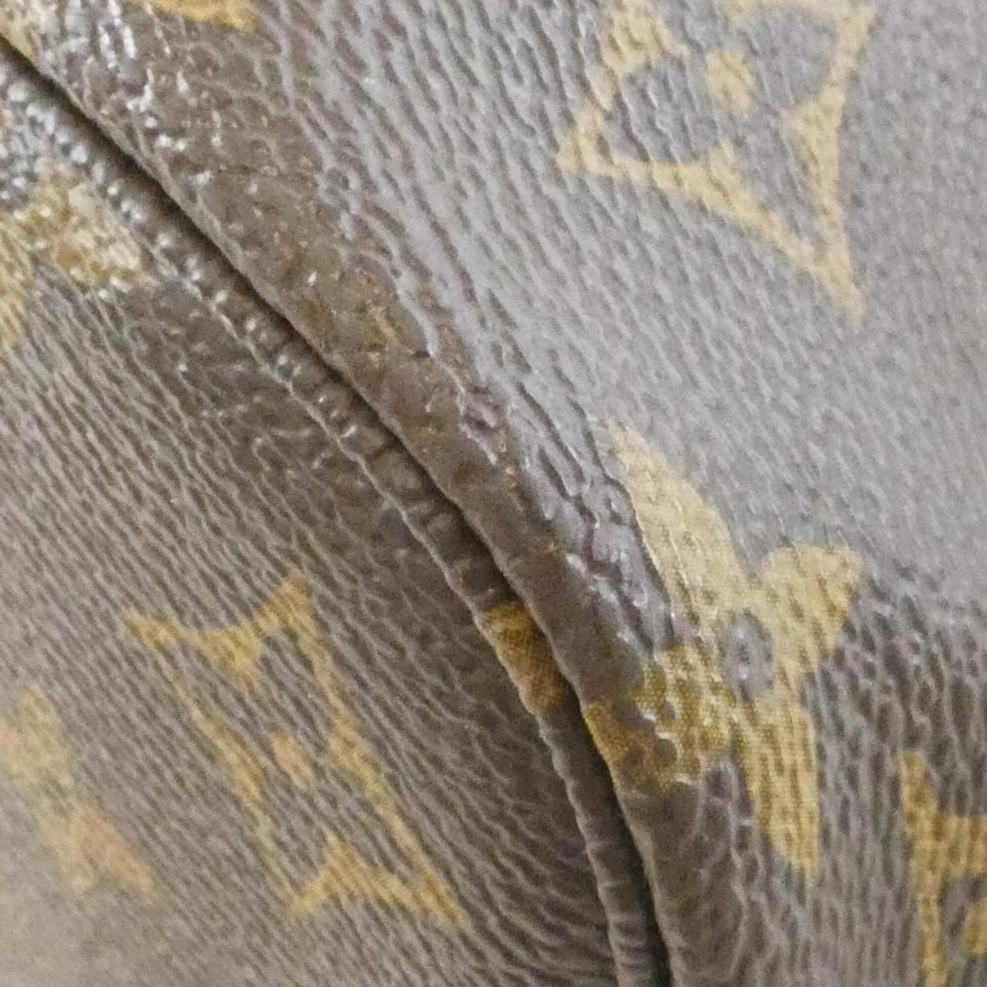 Louis Vuitton Monogram Marron Coated Canvas Handbag (Pre-Owned)