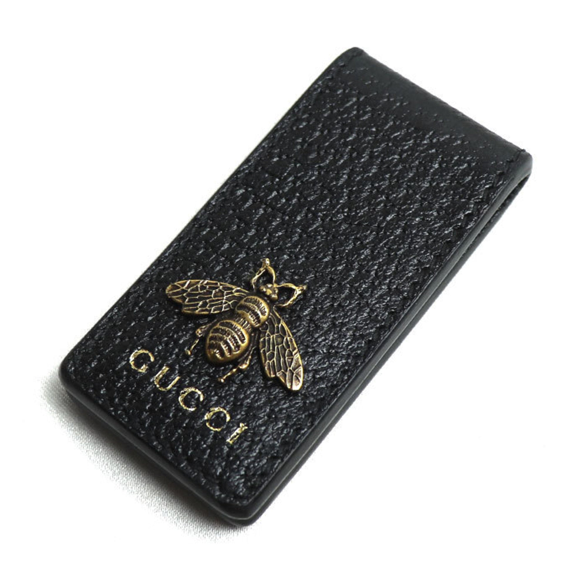Gucci Black Leather Money Clip (Pre-Owned)