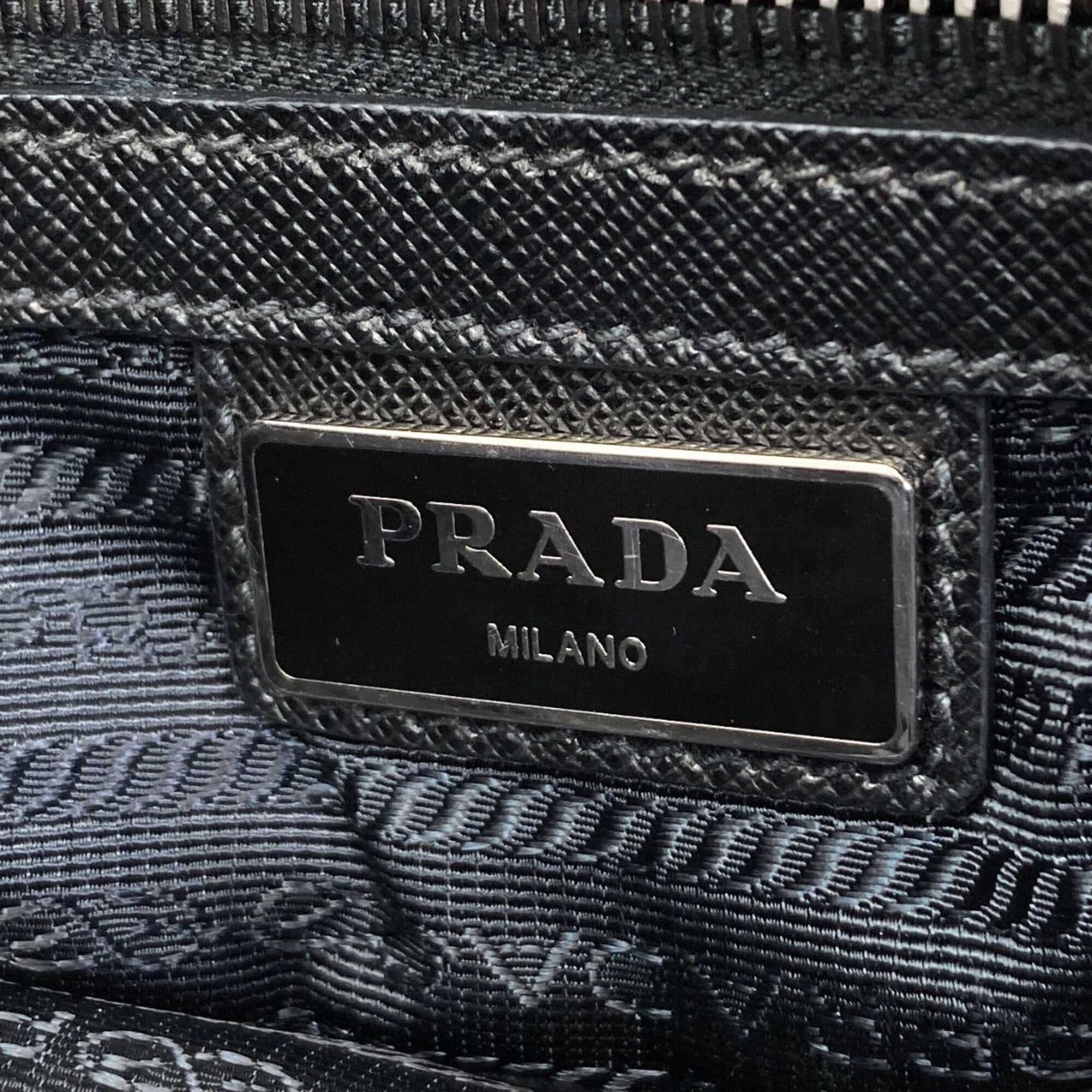 Prada Black Nylon Shoulder Bag (Pre-Owned)