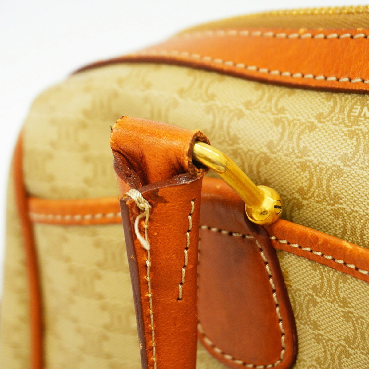Celine Beige Pvc Handbag (Pre-Owned)