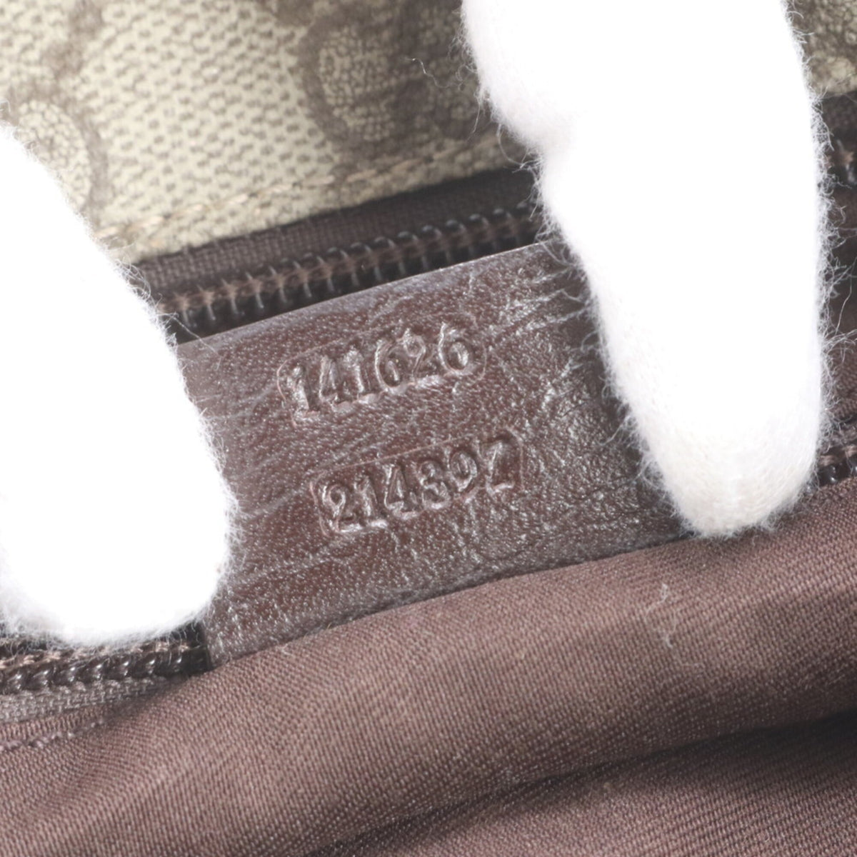 Gucci Brown Leather Coated Canvas Messenger Bag Shoulder Bag (Pre-Owned)