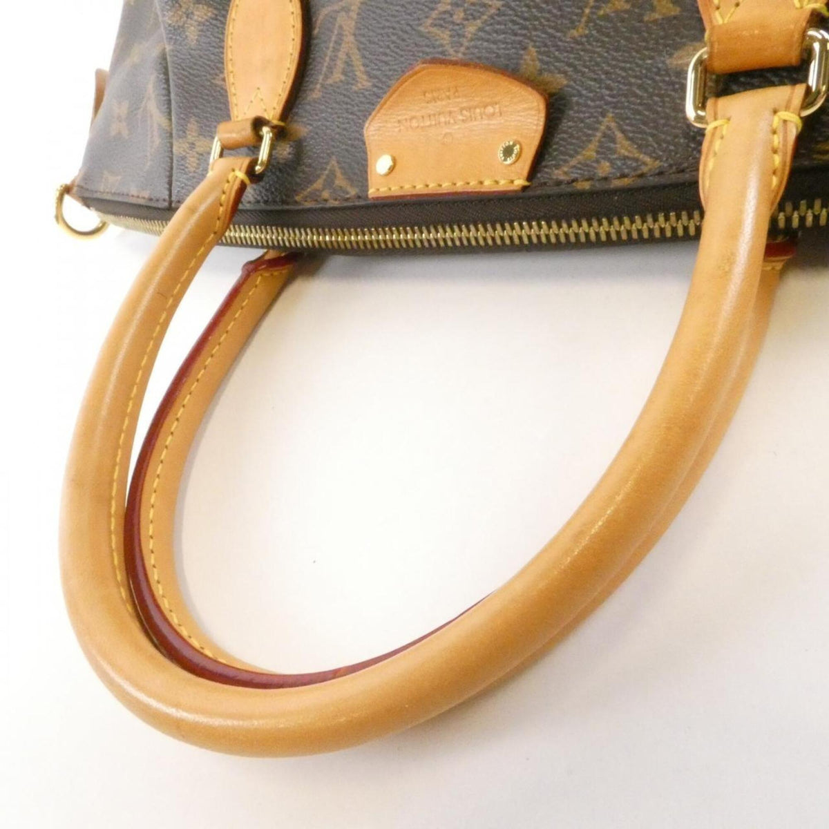 Louis Vuitton Marron Coated Canvas Handbag (Pre-Owned)