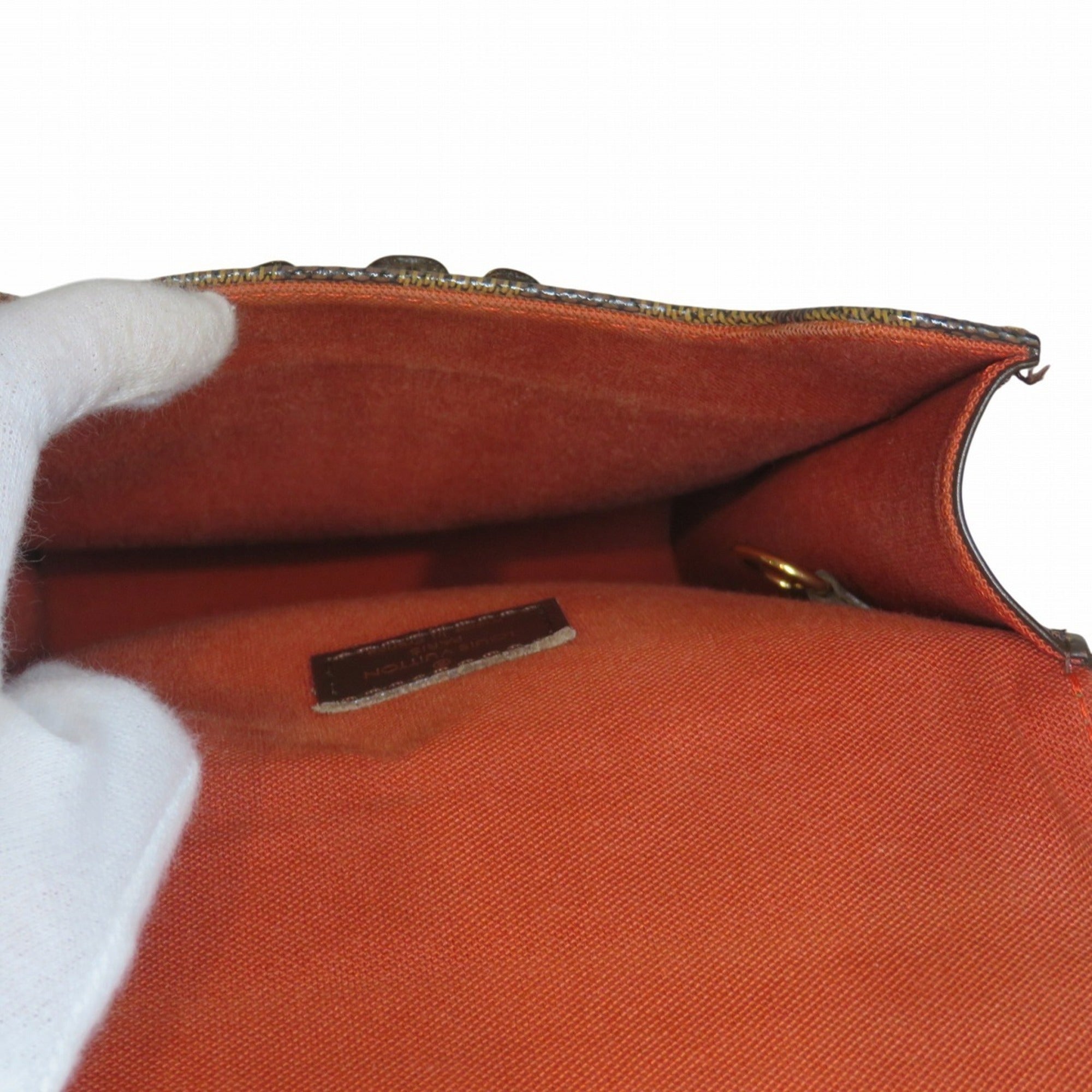 Louis Vuitton Brown Damier Canvas Shoulder Bag (Pre-Owned)