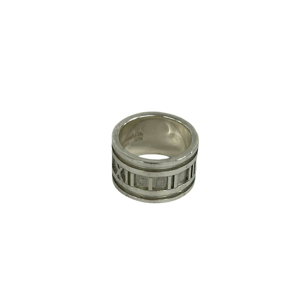 Tiffany Silver Silver 925 Band Ring (Pre-Owned)