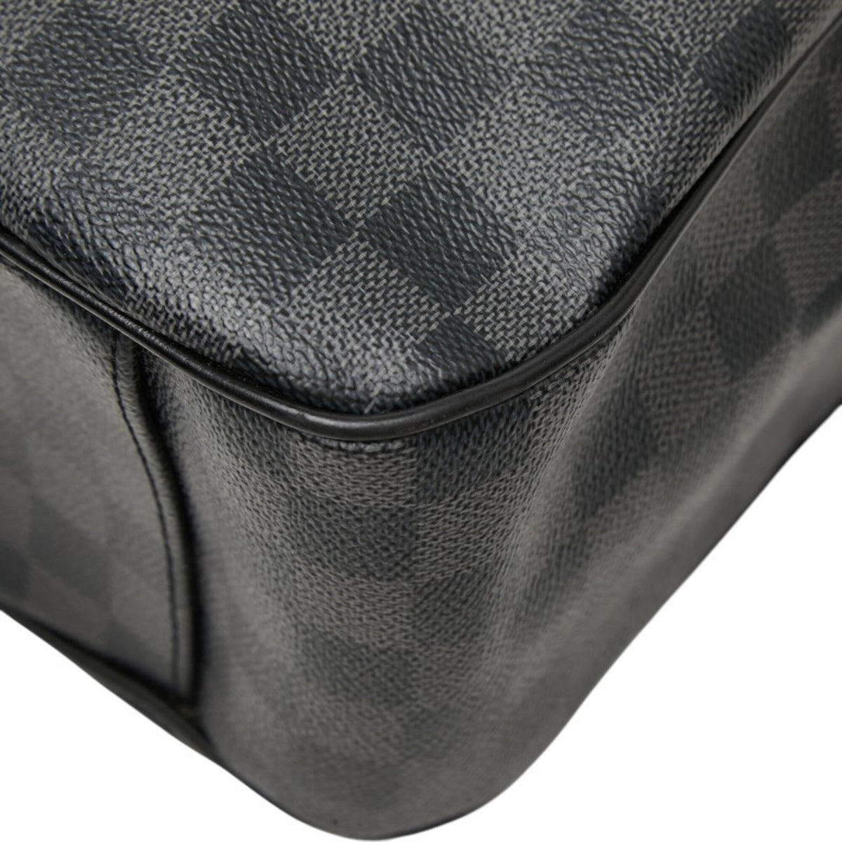 Louis Vuitton Black Pvc Leather Shoulder Bag (Pre-Owned)