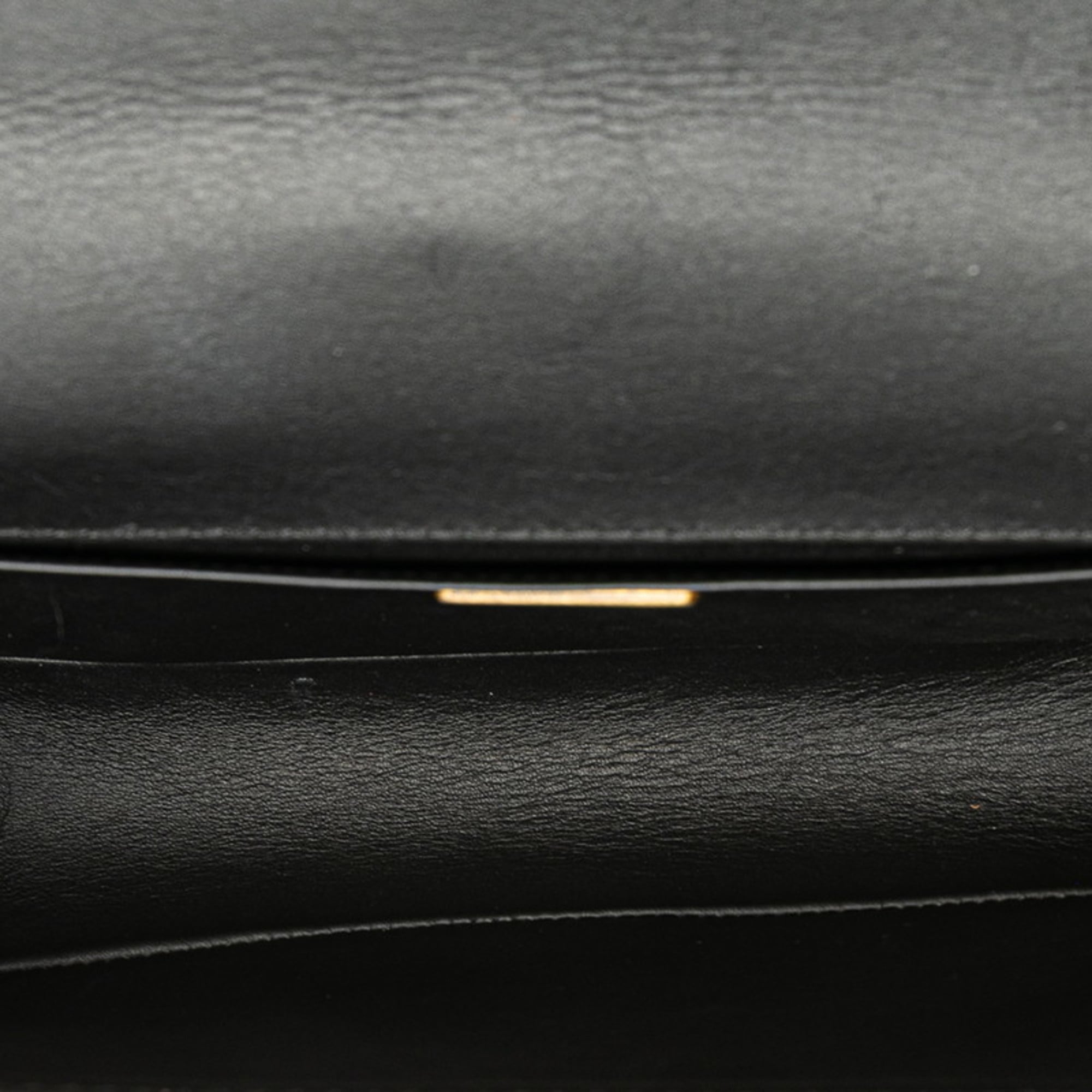 Chanel Black Fur Leather Shoulder Bag (Pre-Owned)