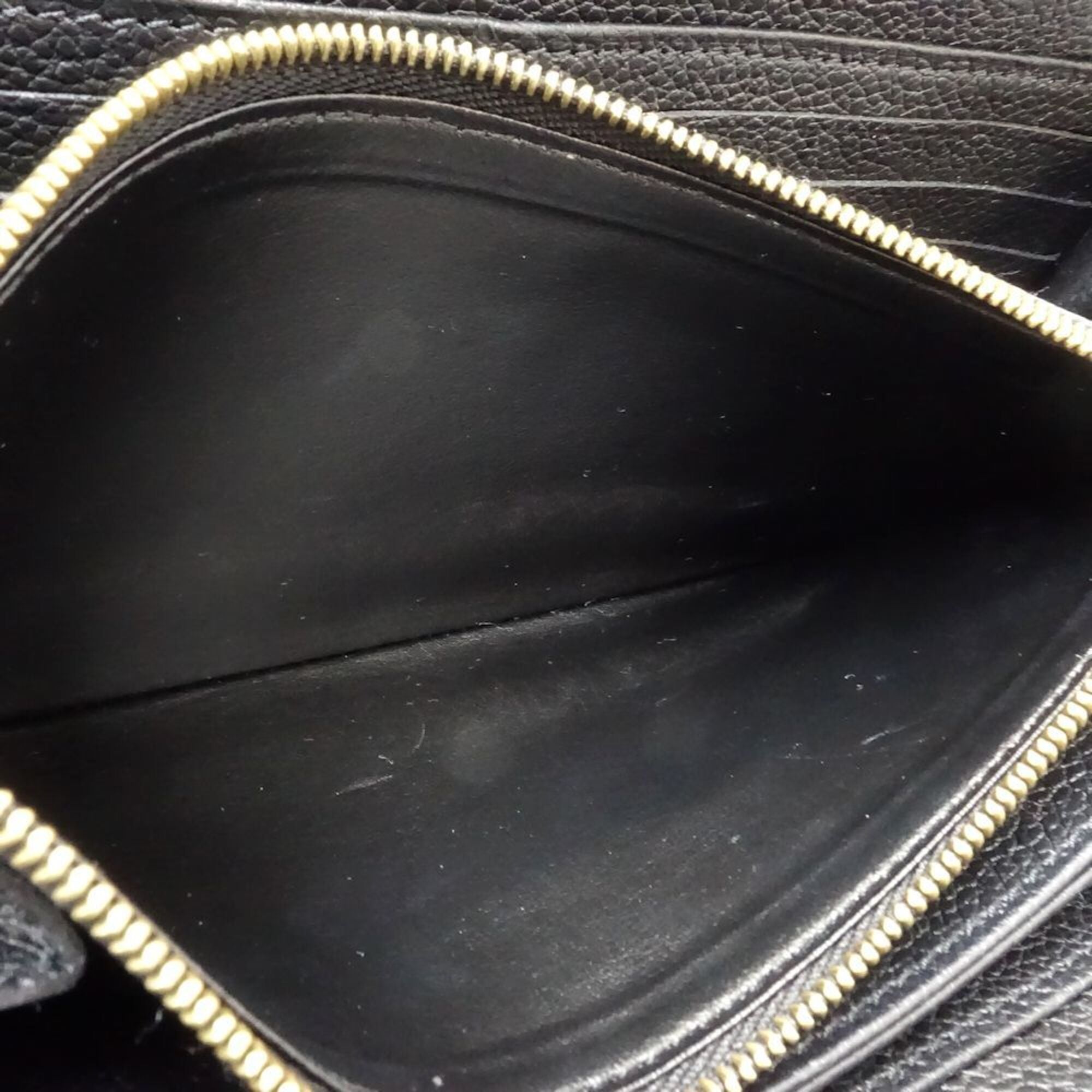 Louis Vuitton Monogram Empreinte Beige Black Monogram Empreinte Long Wallet (Bi-Fold) (Pre-Owned)