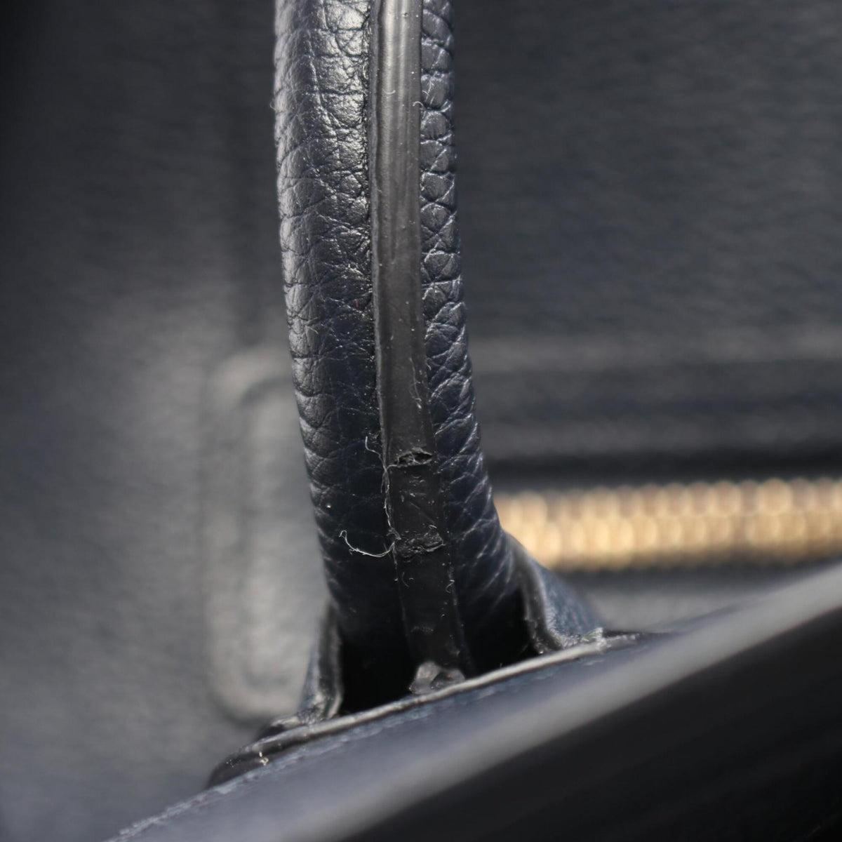 Celine Navy Leather Handbag (Pre-Owned)