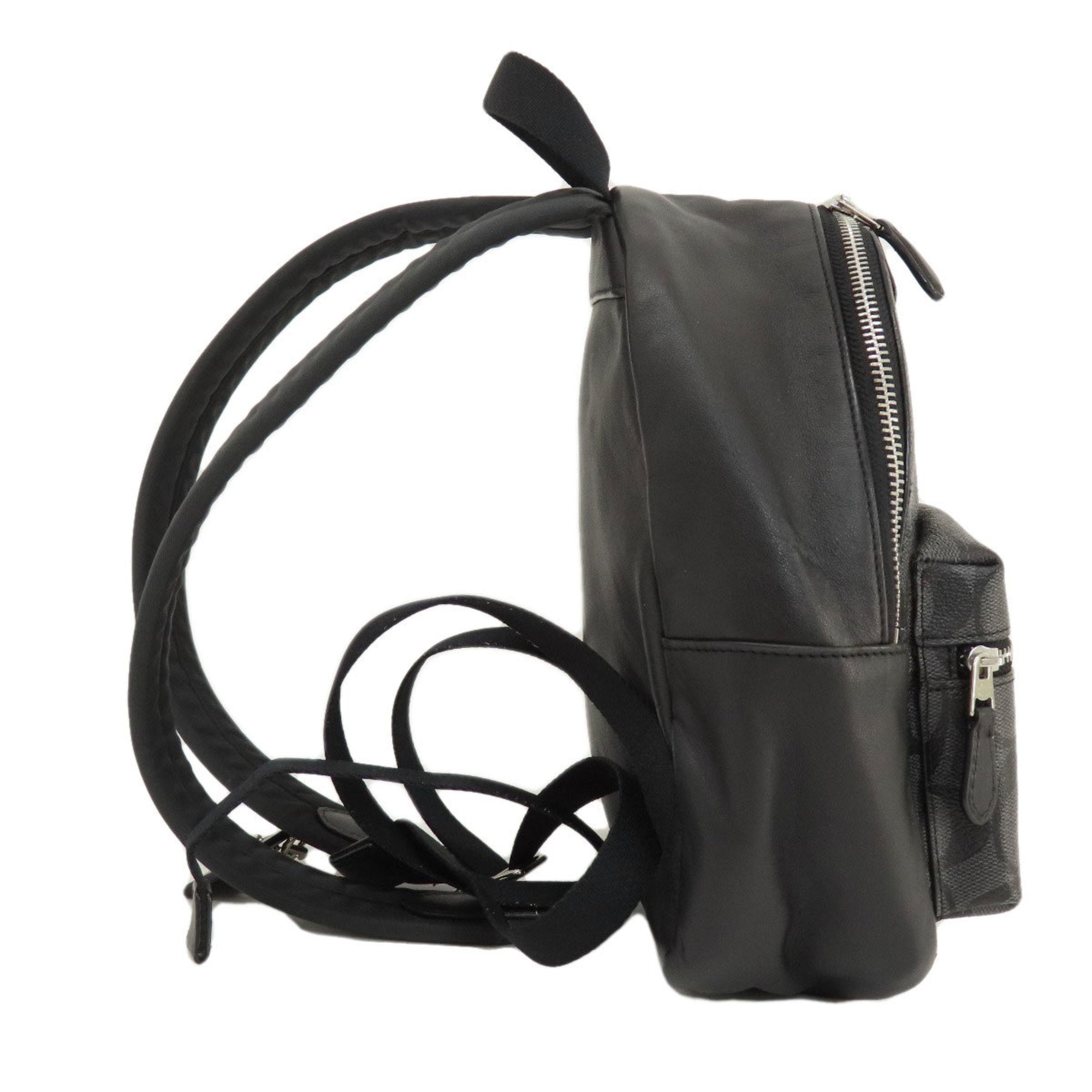 Coach Signature Black Signature Line Backpack (Pre-Owned)