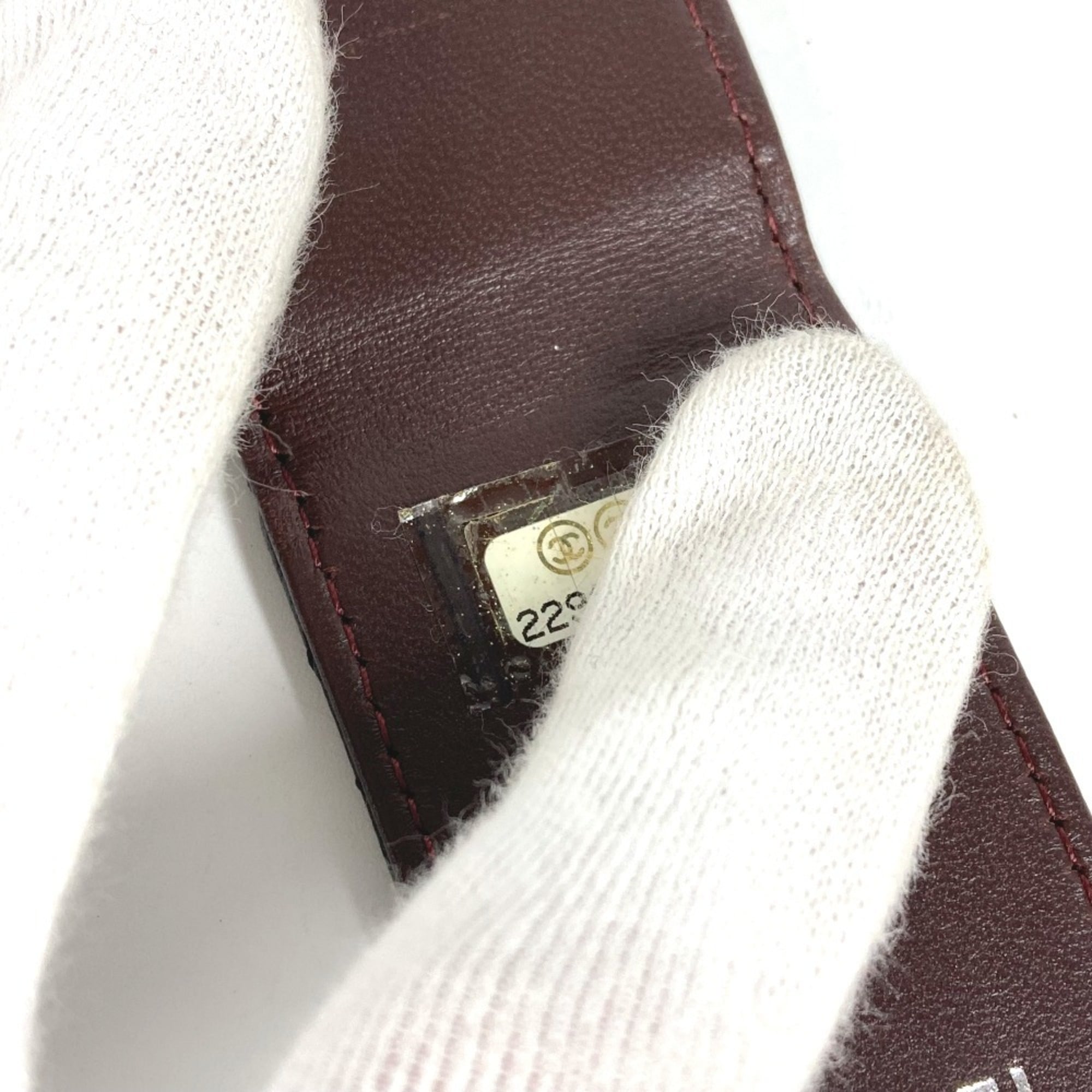 Chanel Black Leather Money Clip (Pre-Owned)