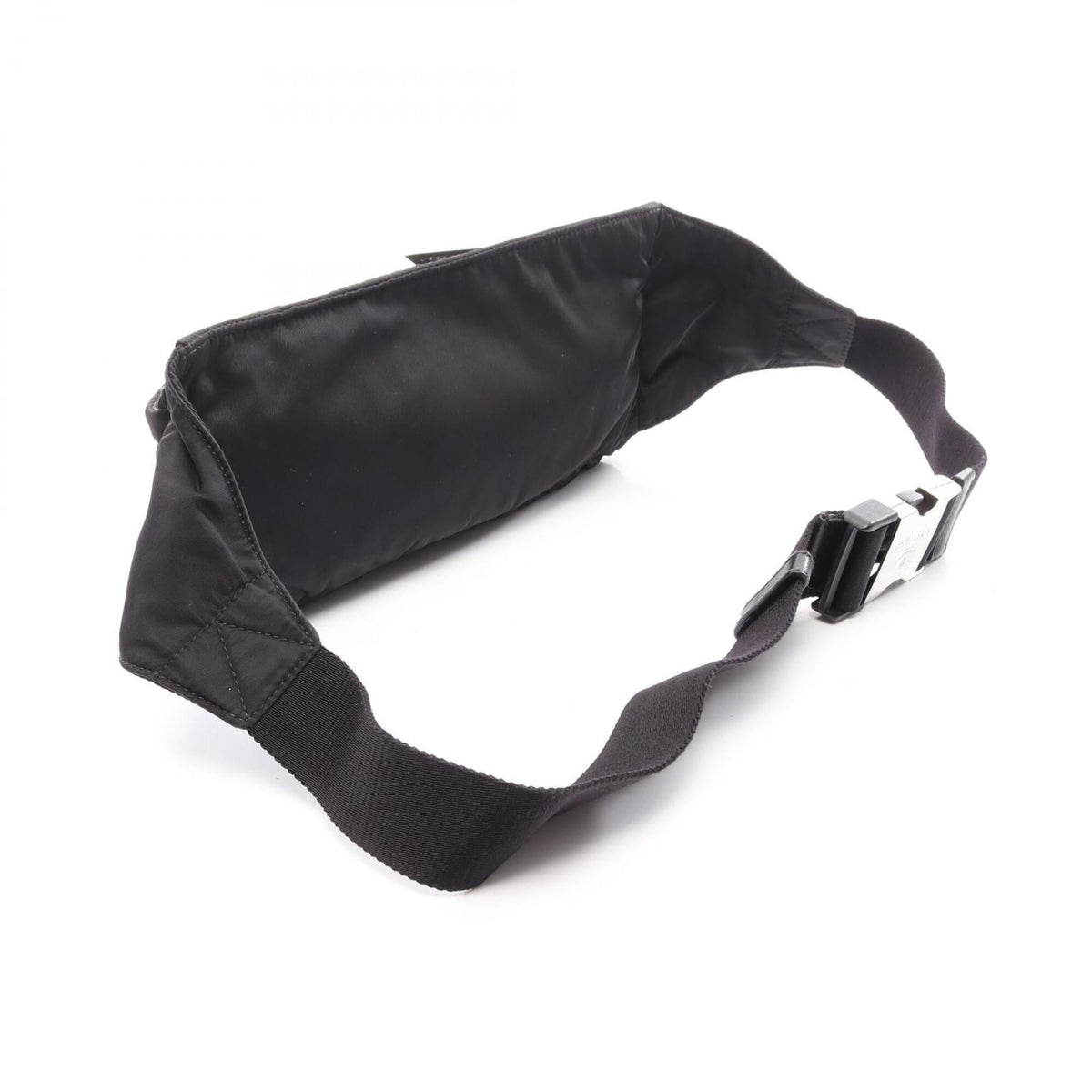 Prada Black Nylon Leather Fanny Pack (Pre-Owned)