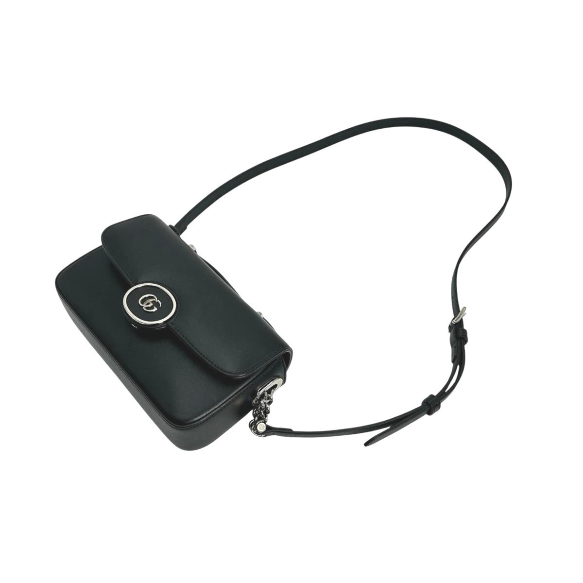 Gucci Black Leather Shoulder Bag (Pre-Owned)