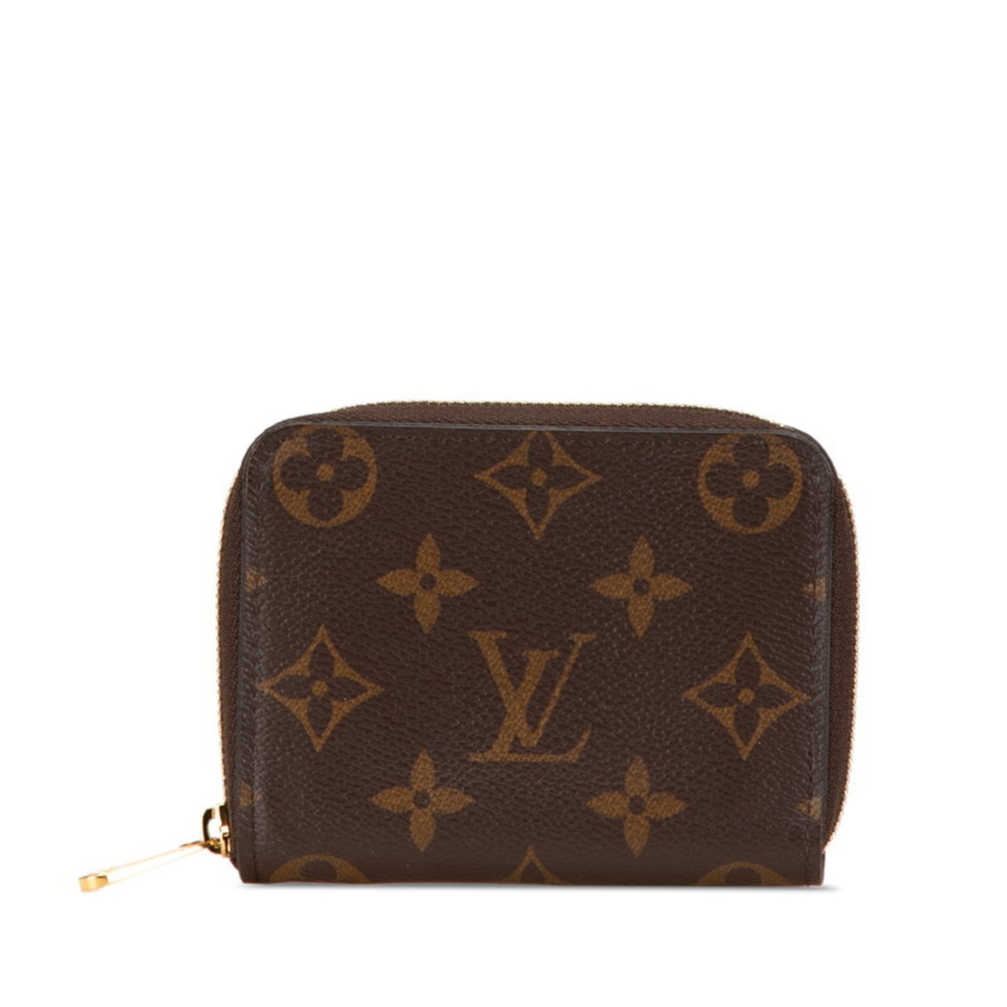 Louis Vuitton Brown Pvc Leather Coin Purse/Coin Case (Pre-Owned)