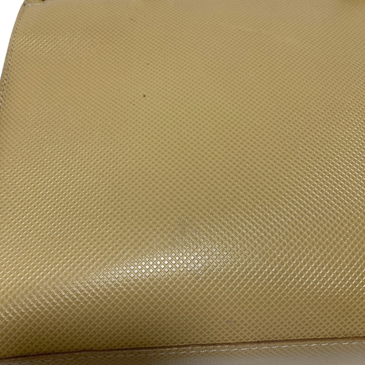 Bottega Veneta Beige White Leather Tote Bag (Pre-Owned)