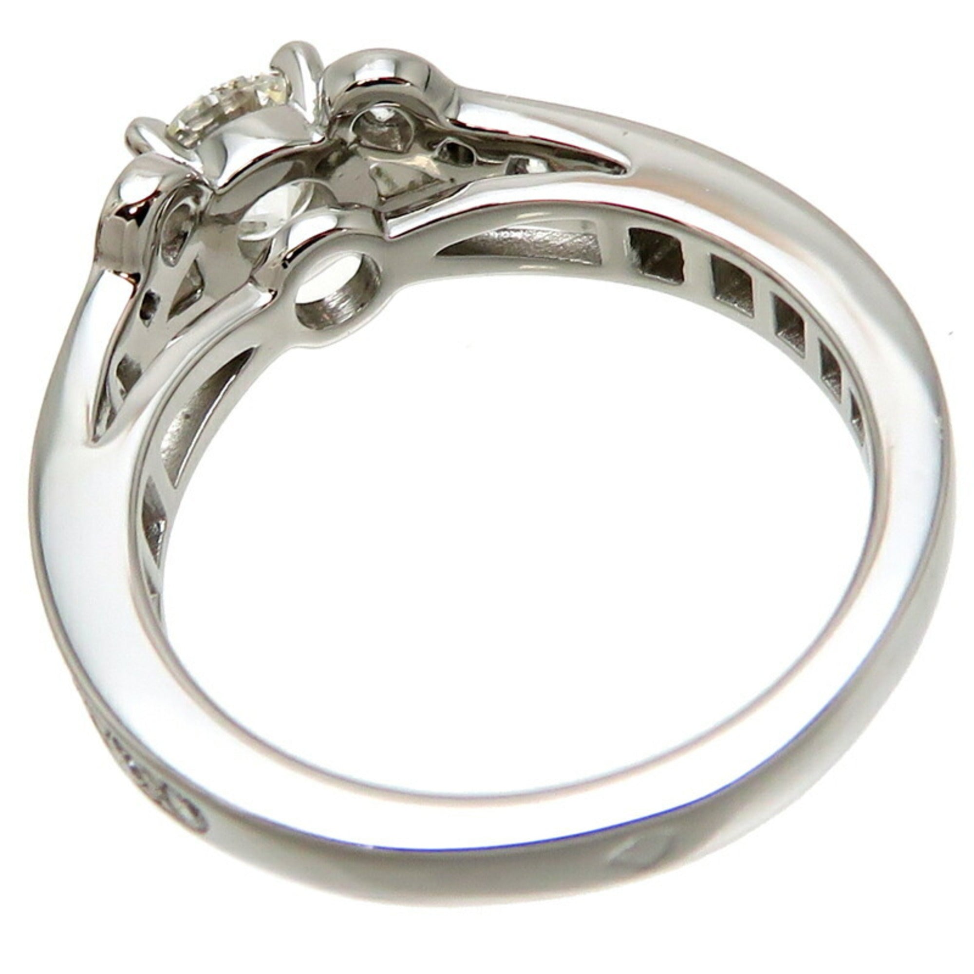 Cartier Platinum Platinum 950 Band Ring (Pre-Owned)