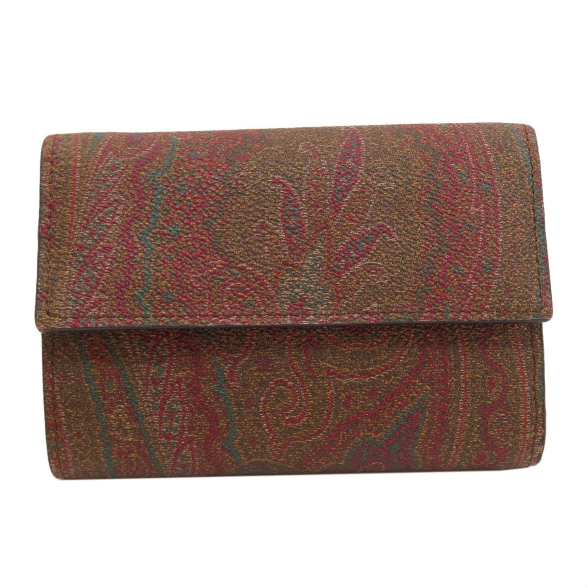 Etro Brown Pvc Wallet (Bi-Fold) (Pre-Owned)