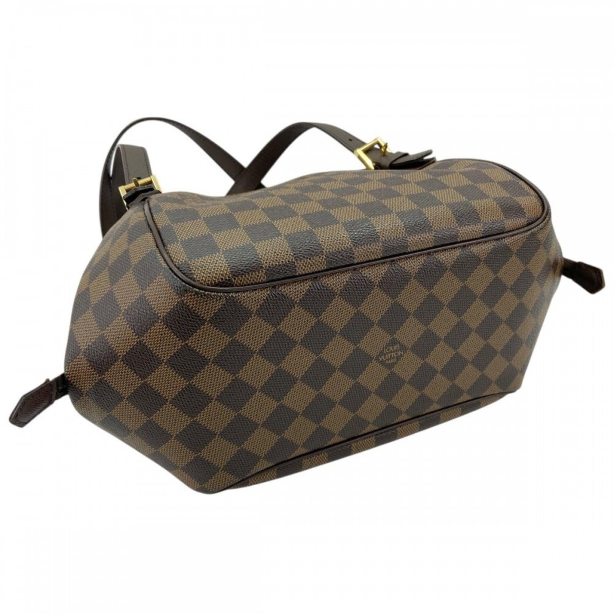 Louis Vuitton Beige Brown Damier Canvas Shoulder Bag (Pre-Owned)