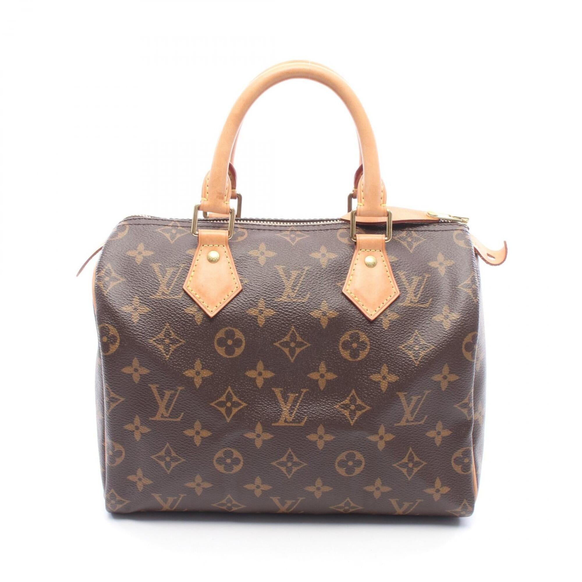Louis Vuitton Brown Pvc Coated Canvas Leather Handbag (Pre-Owned)