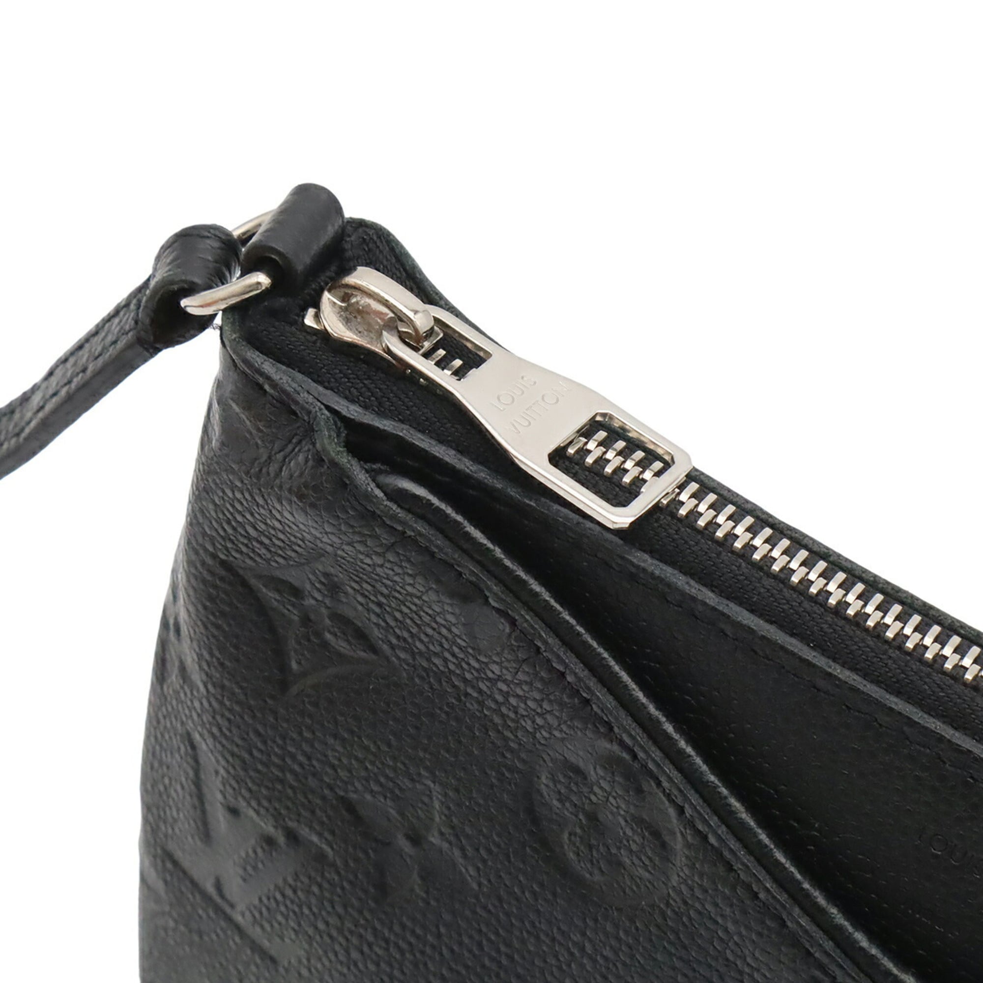 Louis Vuitton Black Noir Monogram Empreinte Pochette Shoulder Bag (Pre-Owned)