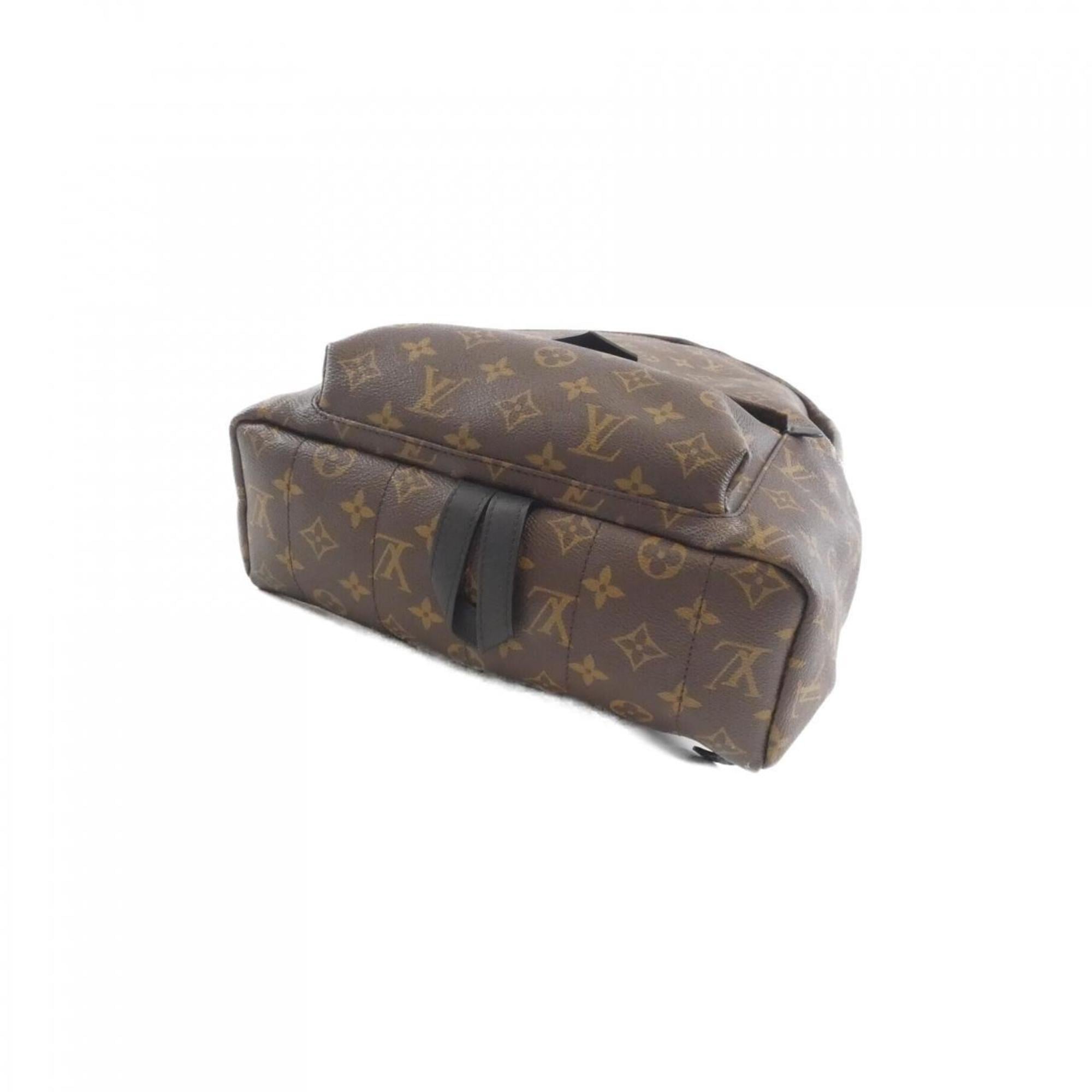 Louis Vuitton Brown Coated Canvas Backpack (Pre-Owned)