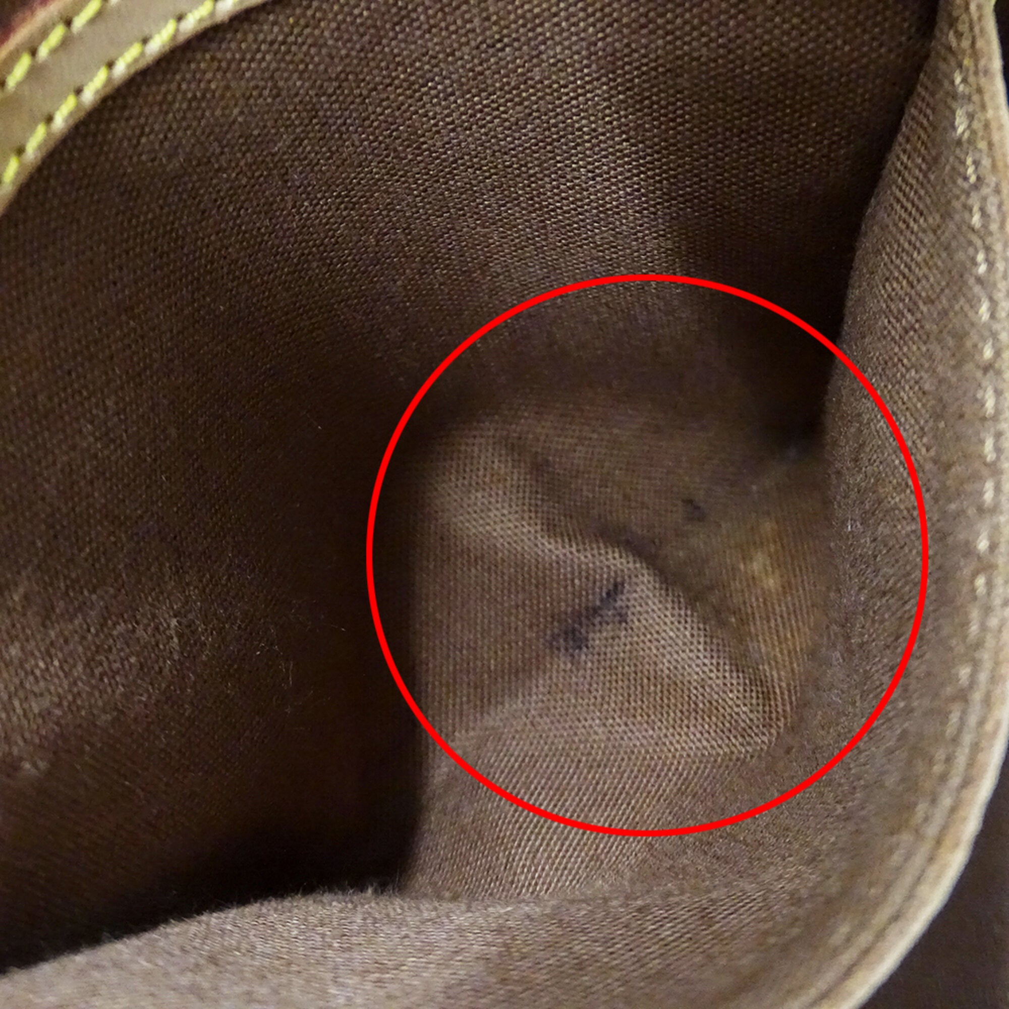 Louis Vuitton Brown Monogram Canvas Handbag (Pre-Owned)