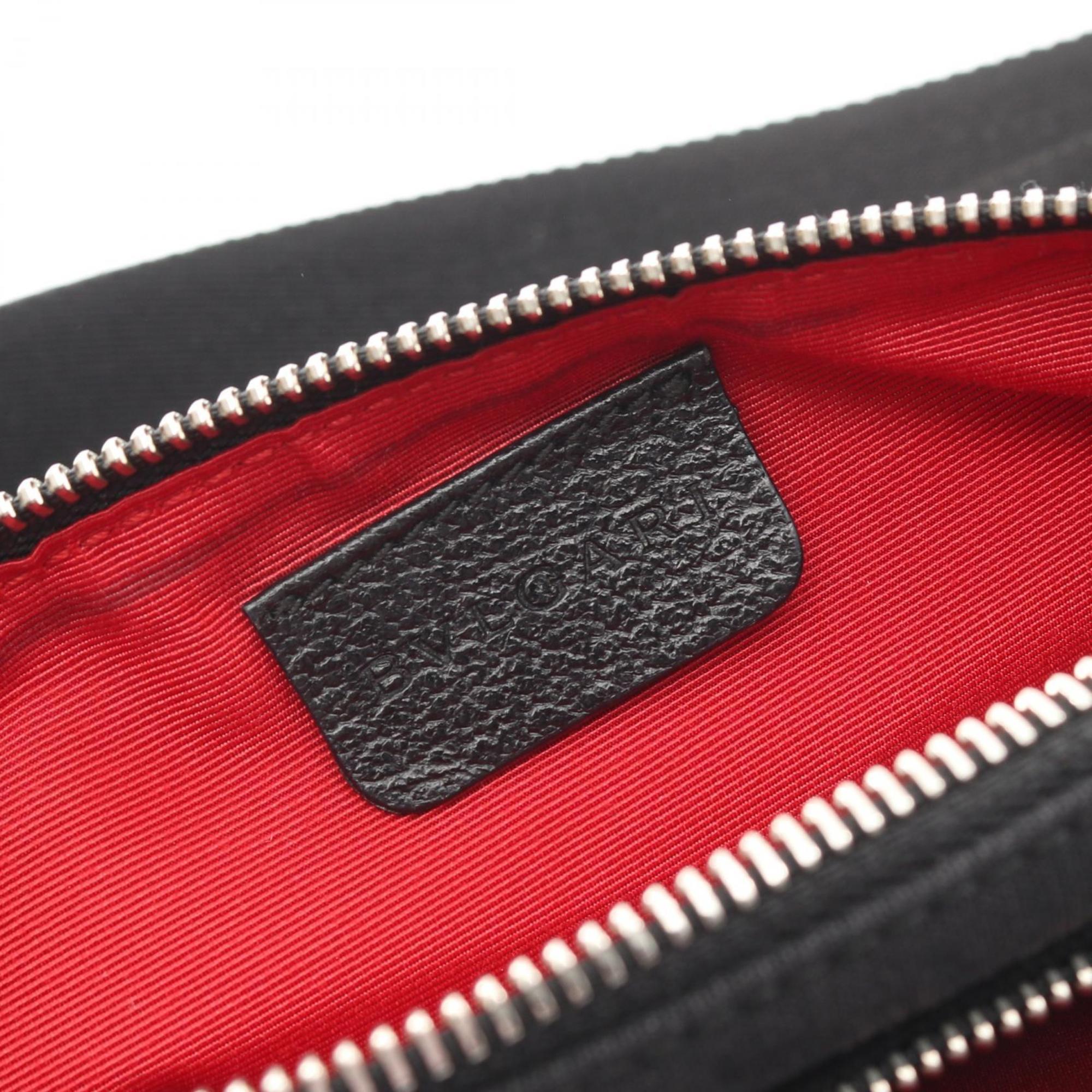 Bvlgari Black Canvas Fanny Pack Handbag (Pre-Owned)