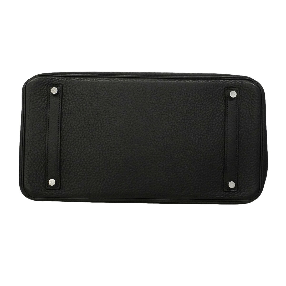 Hermes Black Togo Leather Handbag (Pre-Owned)