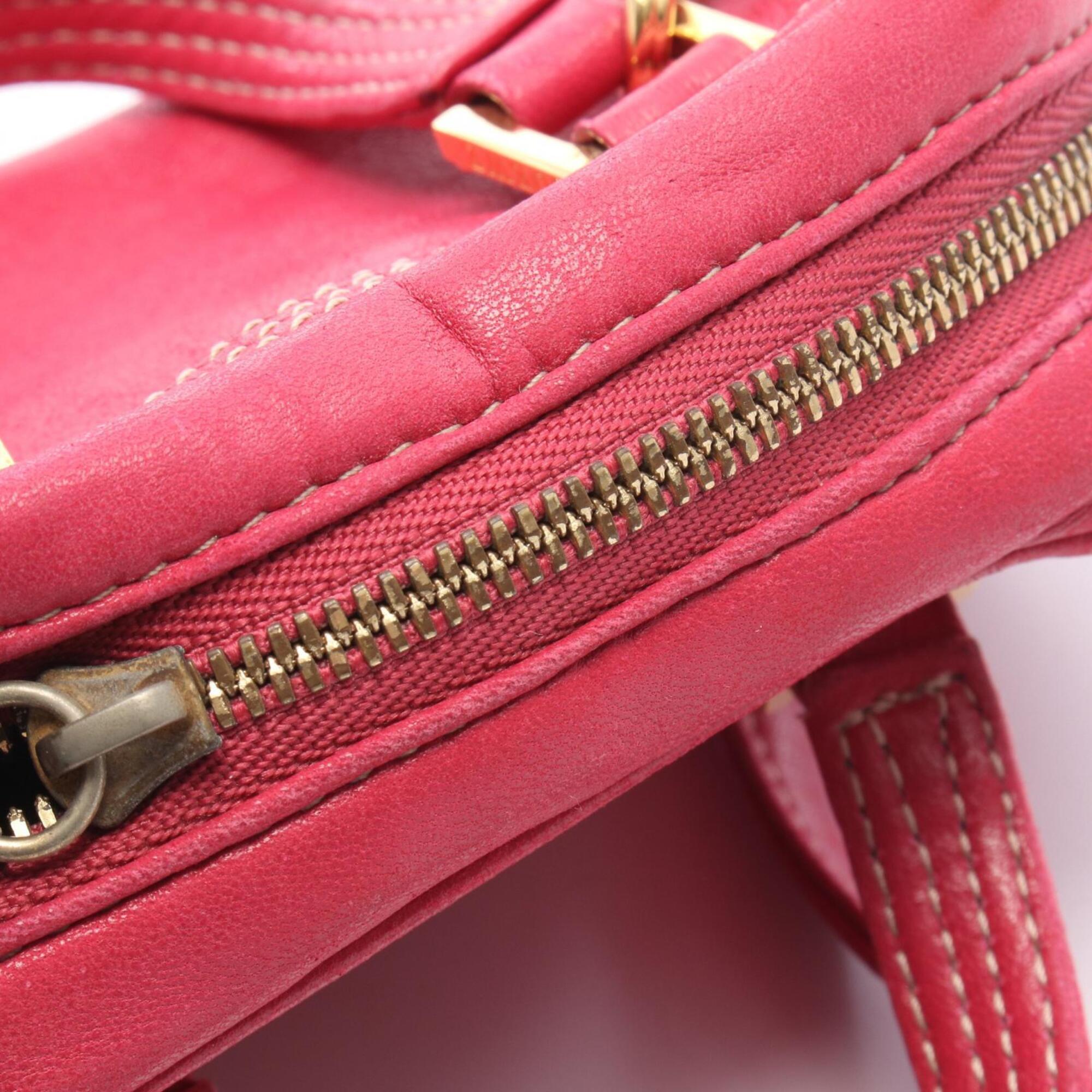 Loewe Pink Leather Handbag (Pre-Owned)