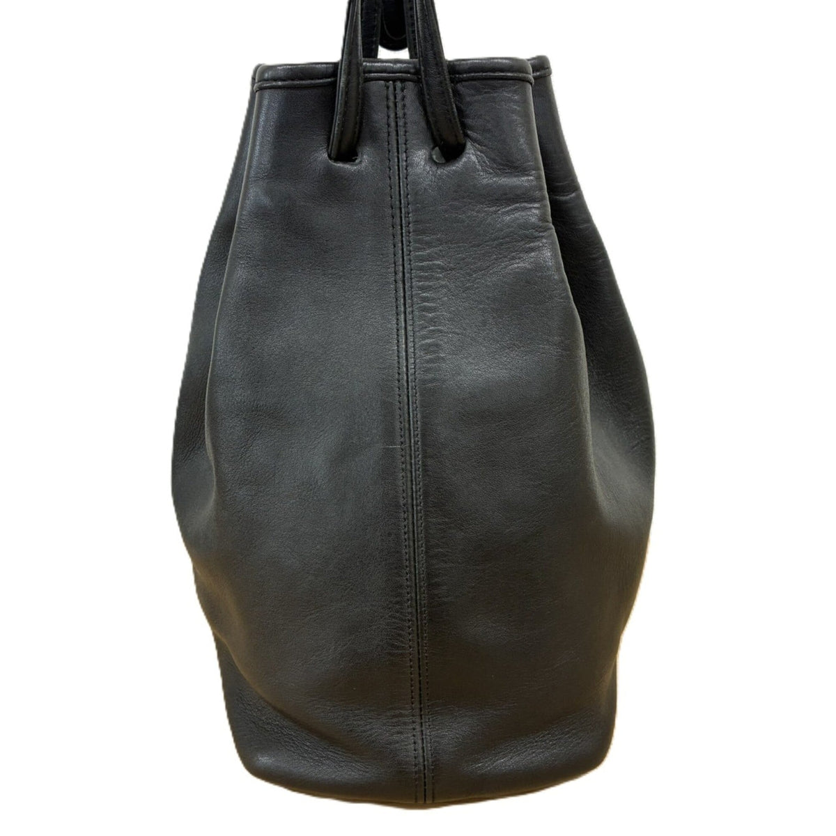 Coach Black Leather Shoulder Bag (Pre-Owned)