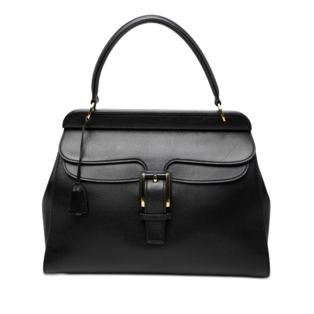 Gucci Black Leather Handbag Pouch (Pre-Owned)