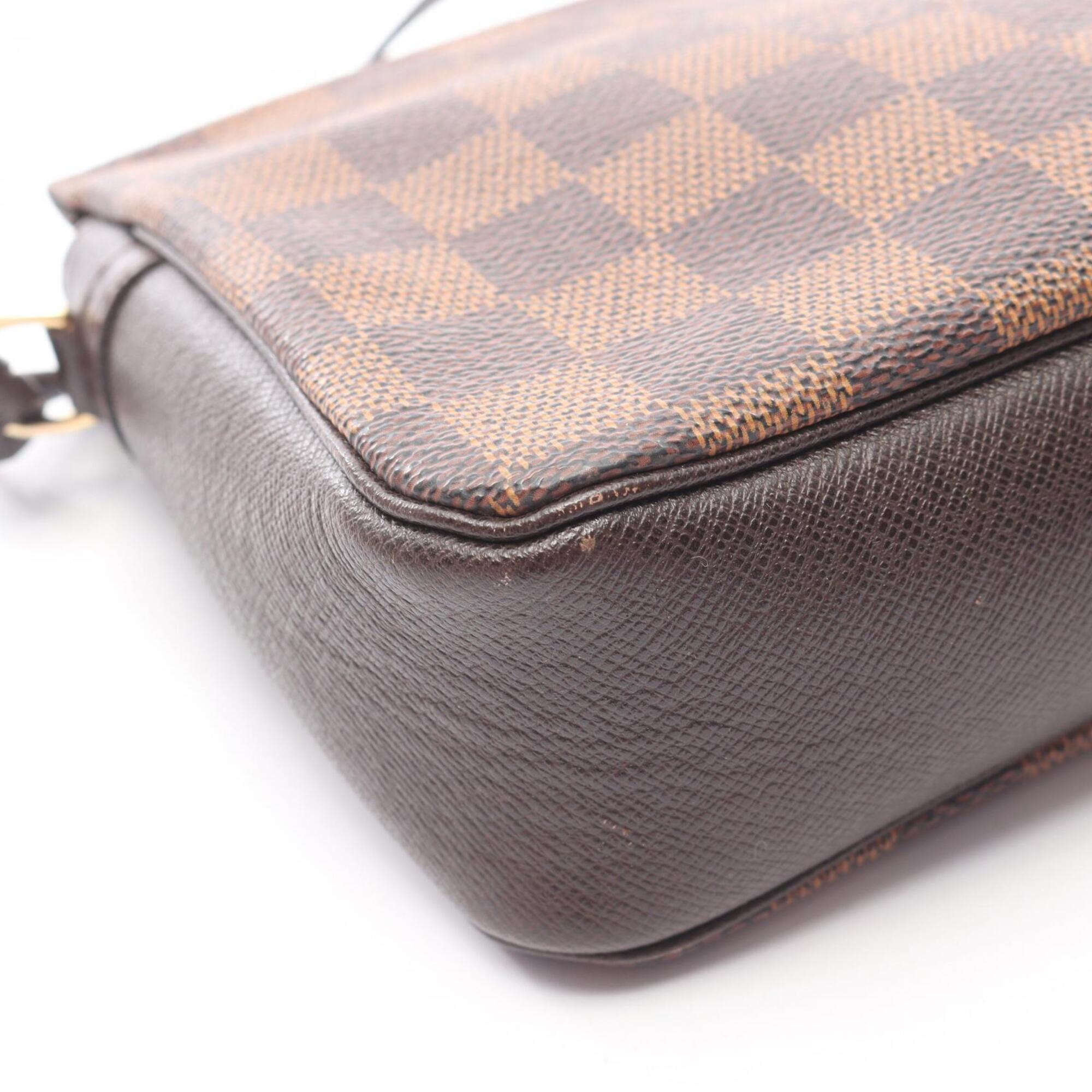 Louis Vuitton Brown Damier Canvas Coated Canvas Damier Canvas Leather Handbag (Pre-Owned)