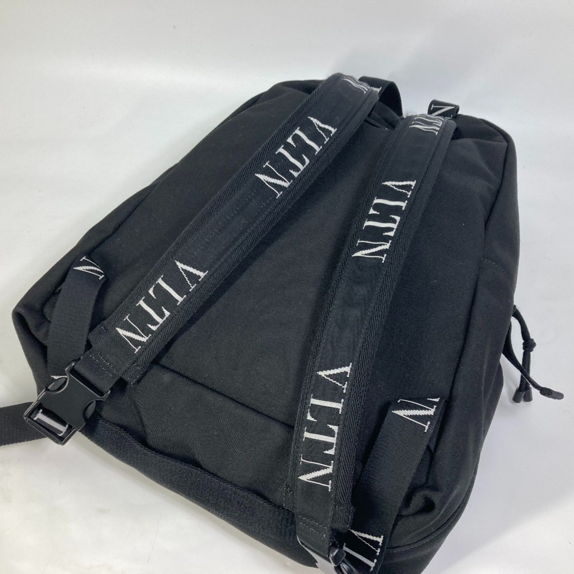 Valentino Black Cloth Backpack (Pre-Owned)