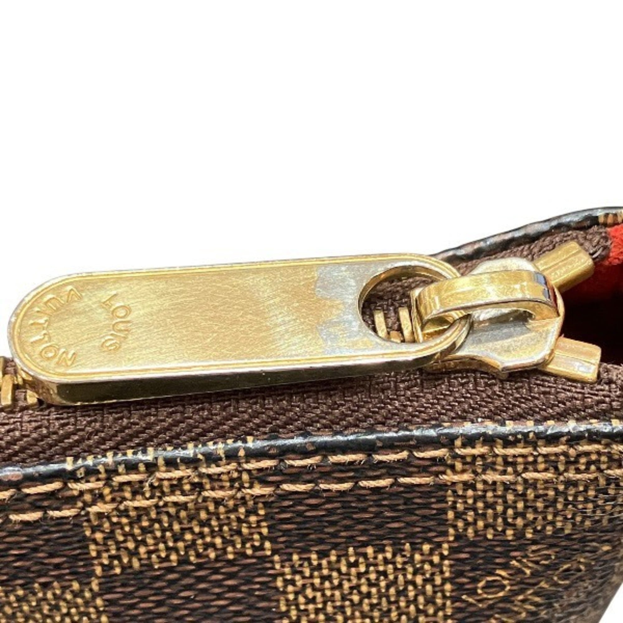 Louis Vuitton Brown Handbag Tote Bag (Pre-Owned)