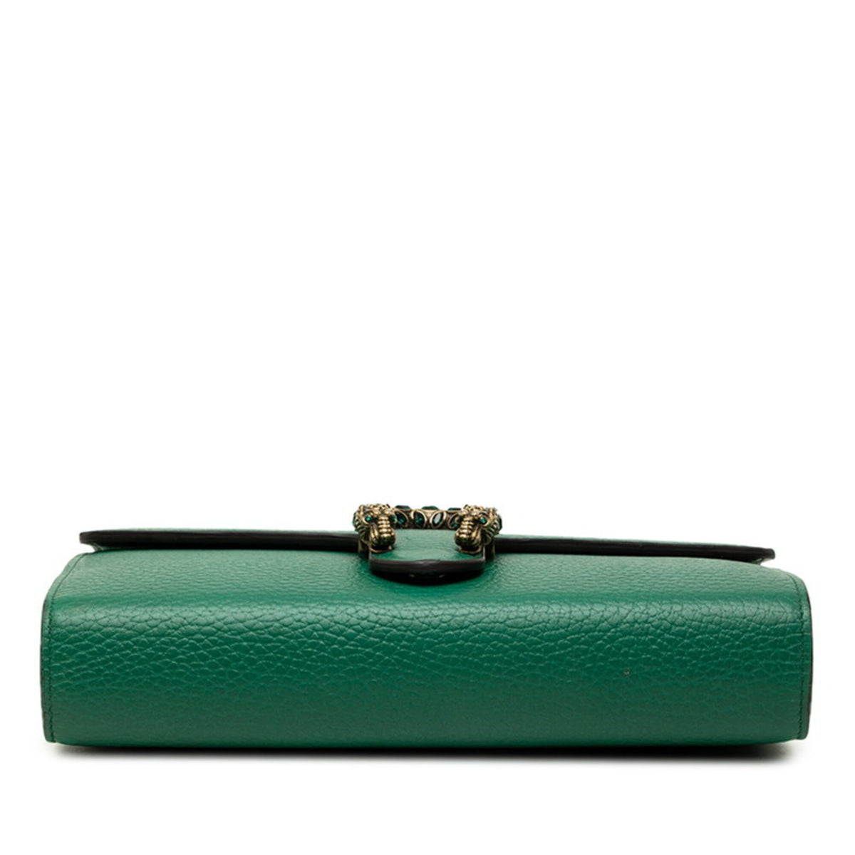 Gucci Green Leather Shoulder Bag (Pre-Owned)