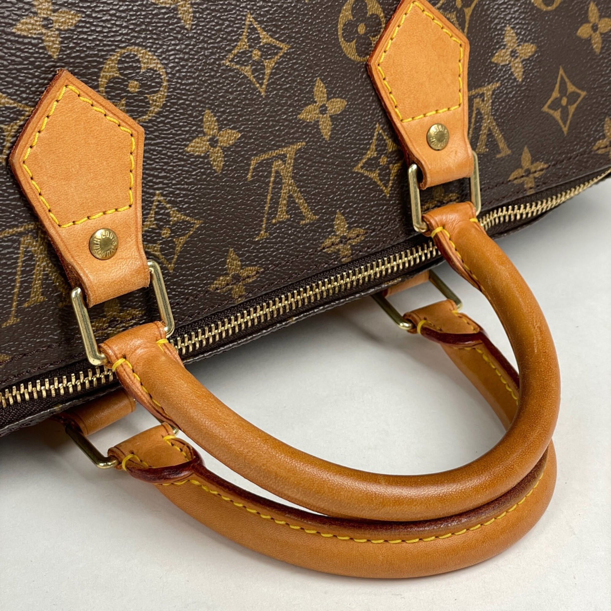 Louis Vuitton Monogram Brown Monogram Boston Bag Handbag (Pre-Owned)