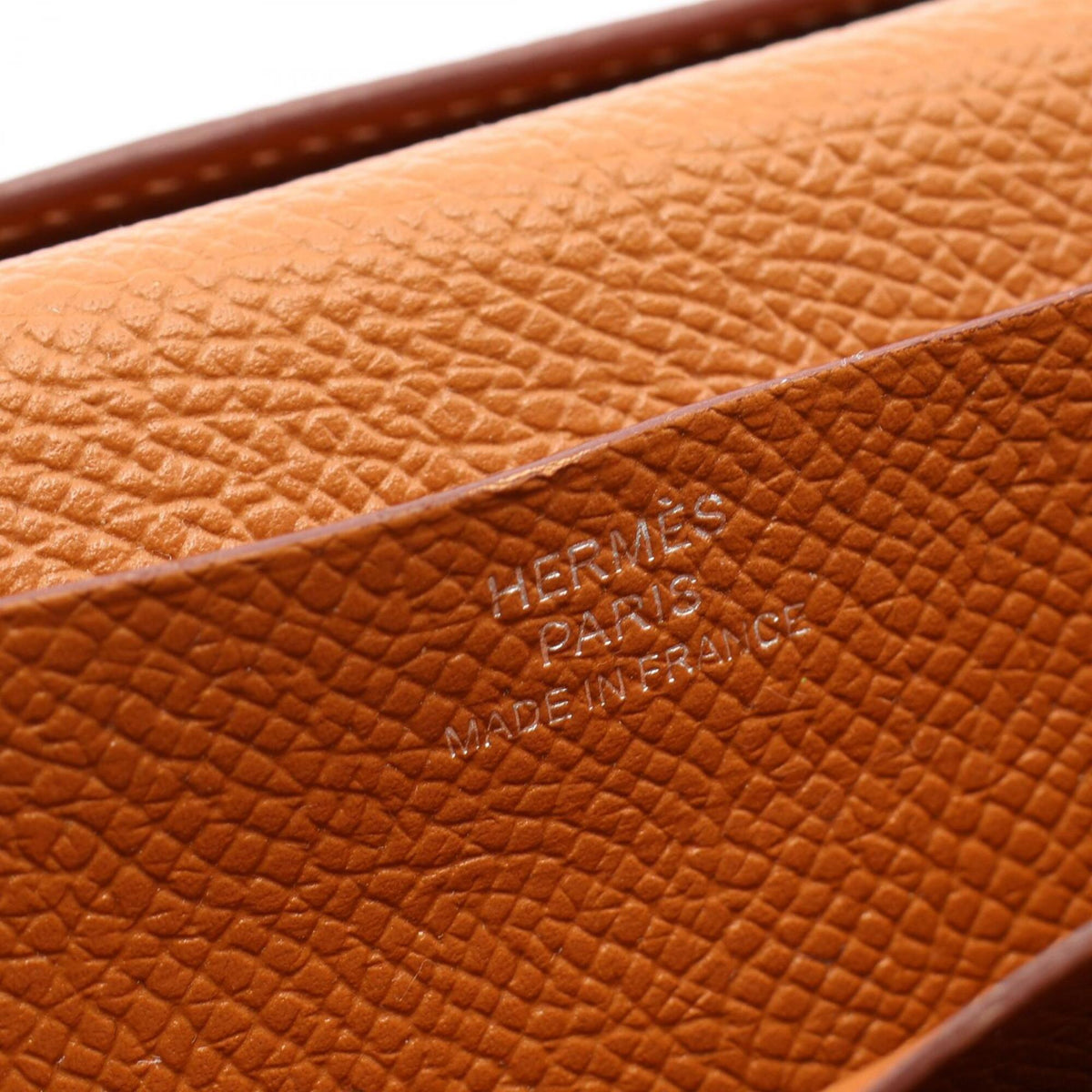 Hermes Brown Epsom Leather Long Wallet (Bi-Fold) (Pre-Owned)