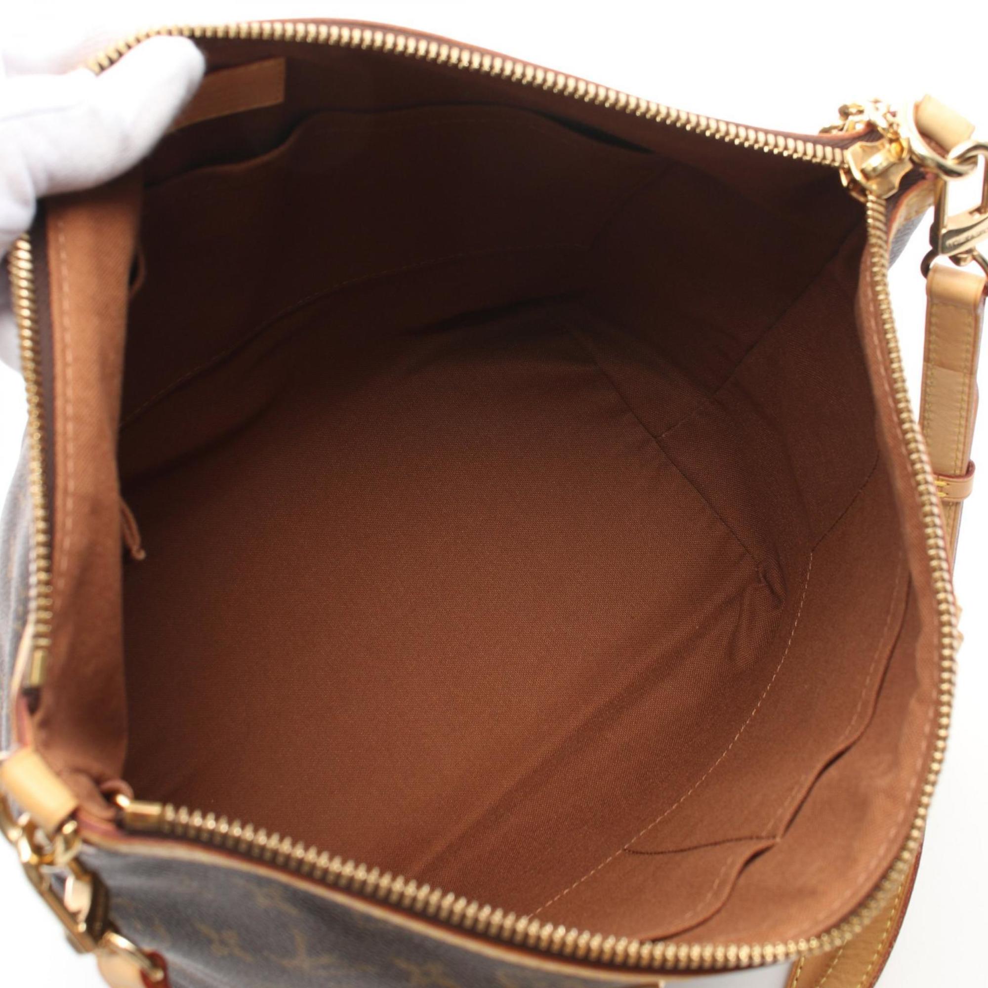 Louis Vuitton Brown Coated Canvas Leather Handbag (Pre-Owned)