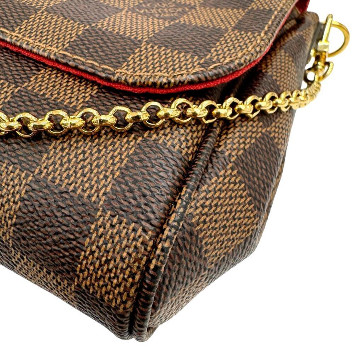 Louis Vuitton Brown Damier Canvas Shoulder Bag (Pre-Owned)