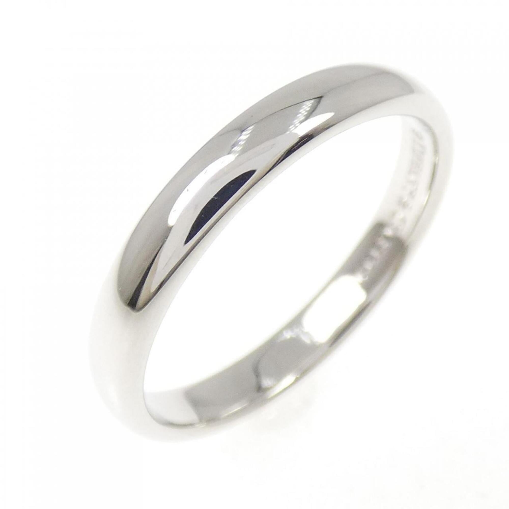 Tiffany Platinum Platinum 950 Band Ring (Pre-Owned)