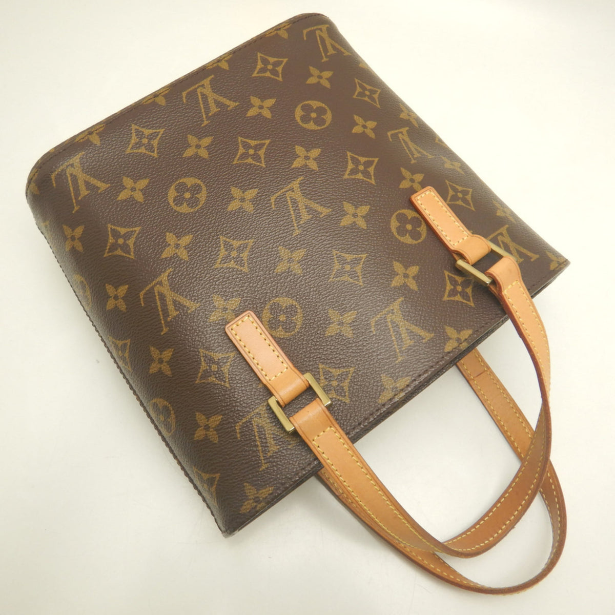 Louis Vuitton Brown Monogram Canvas Handbag (Pre-Owned)